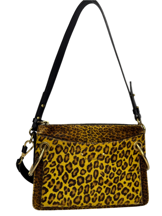 Chloé Limited Edition Roy Ponyhair Leopard Print Bag