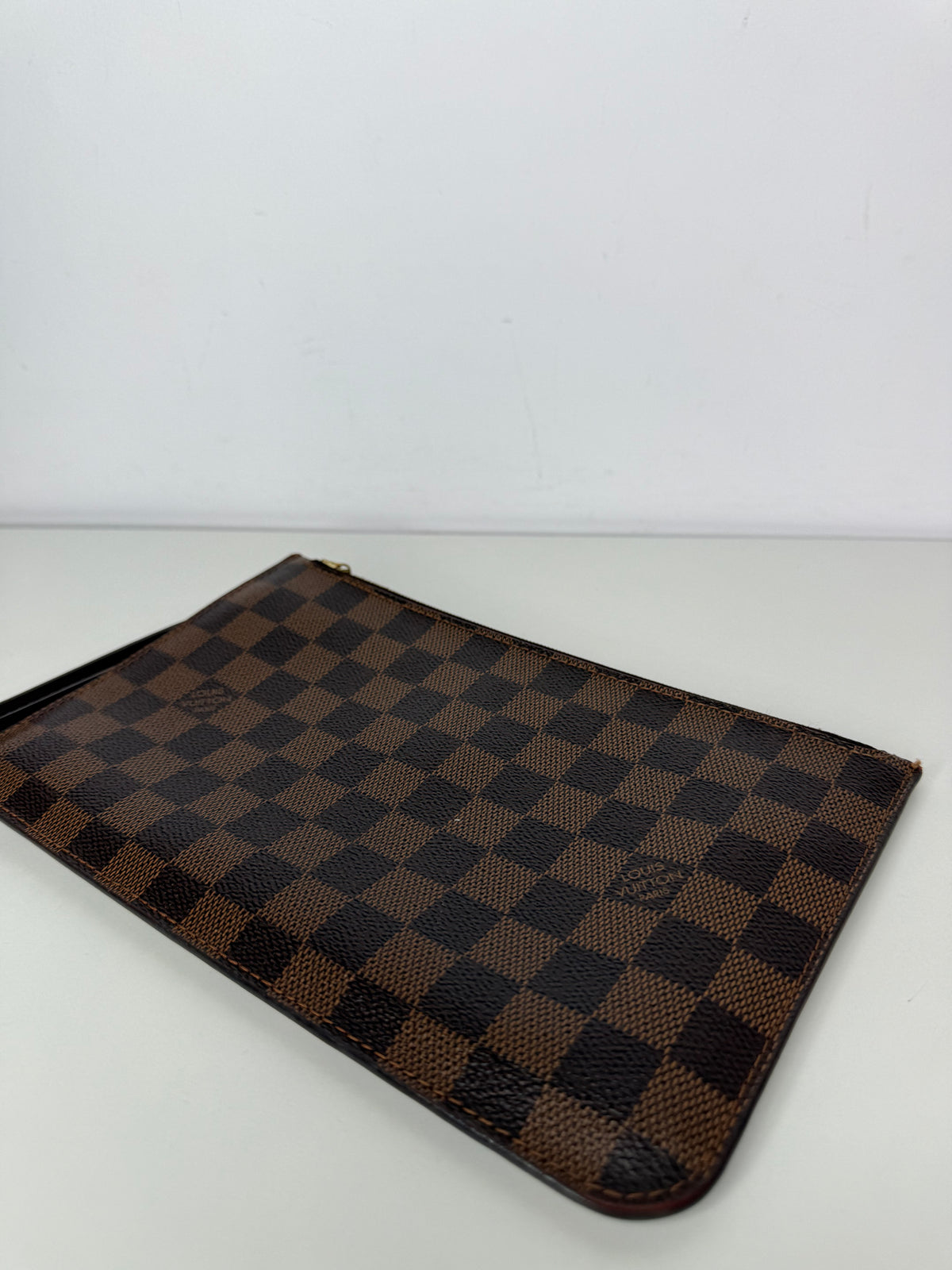 Louis Vuitton Neverfull Pochette Damier Ebene Canvas