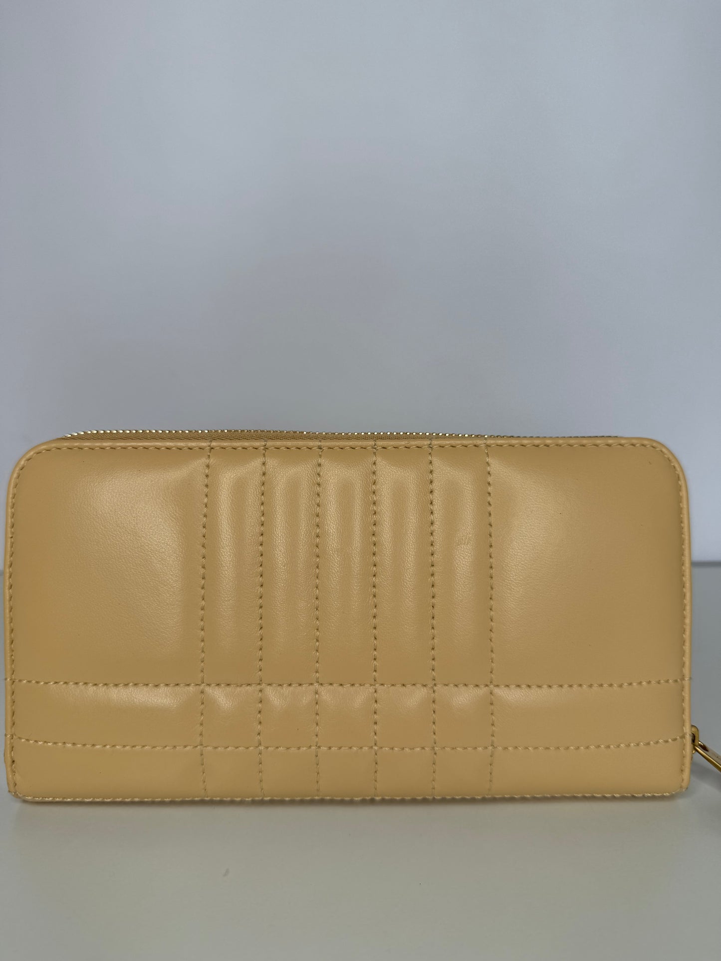 Burberry Quilted Leather Lola Continental Zip Around Wallet