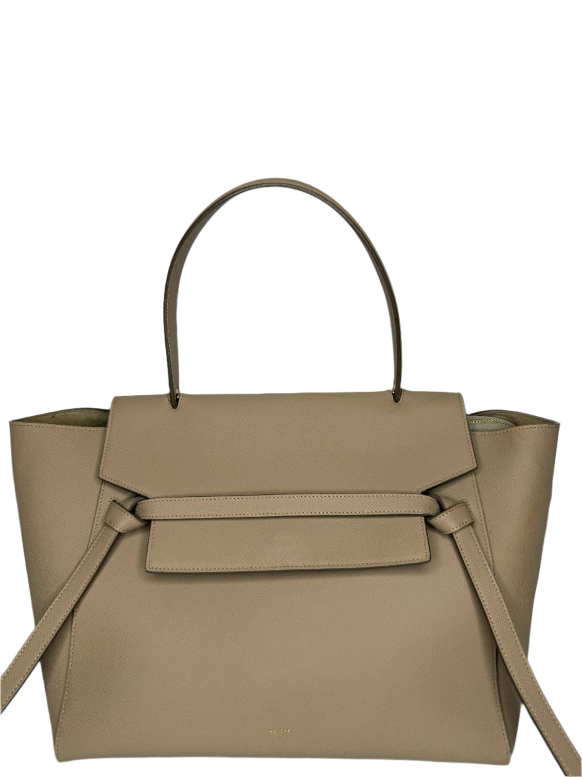 Celine Mini Belt Bag Light Taupe Grained Calfskin Leather