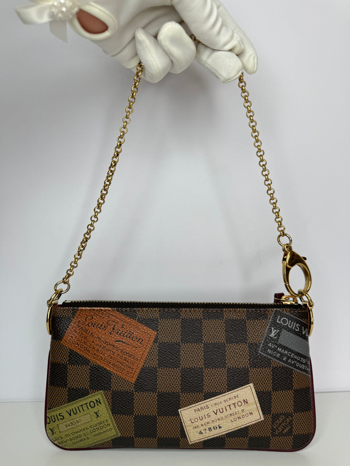 Louis Vuitton Limited Edition Complice Milla Pochettte Damier Ebene Canvas