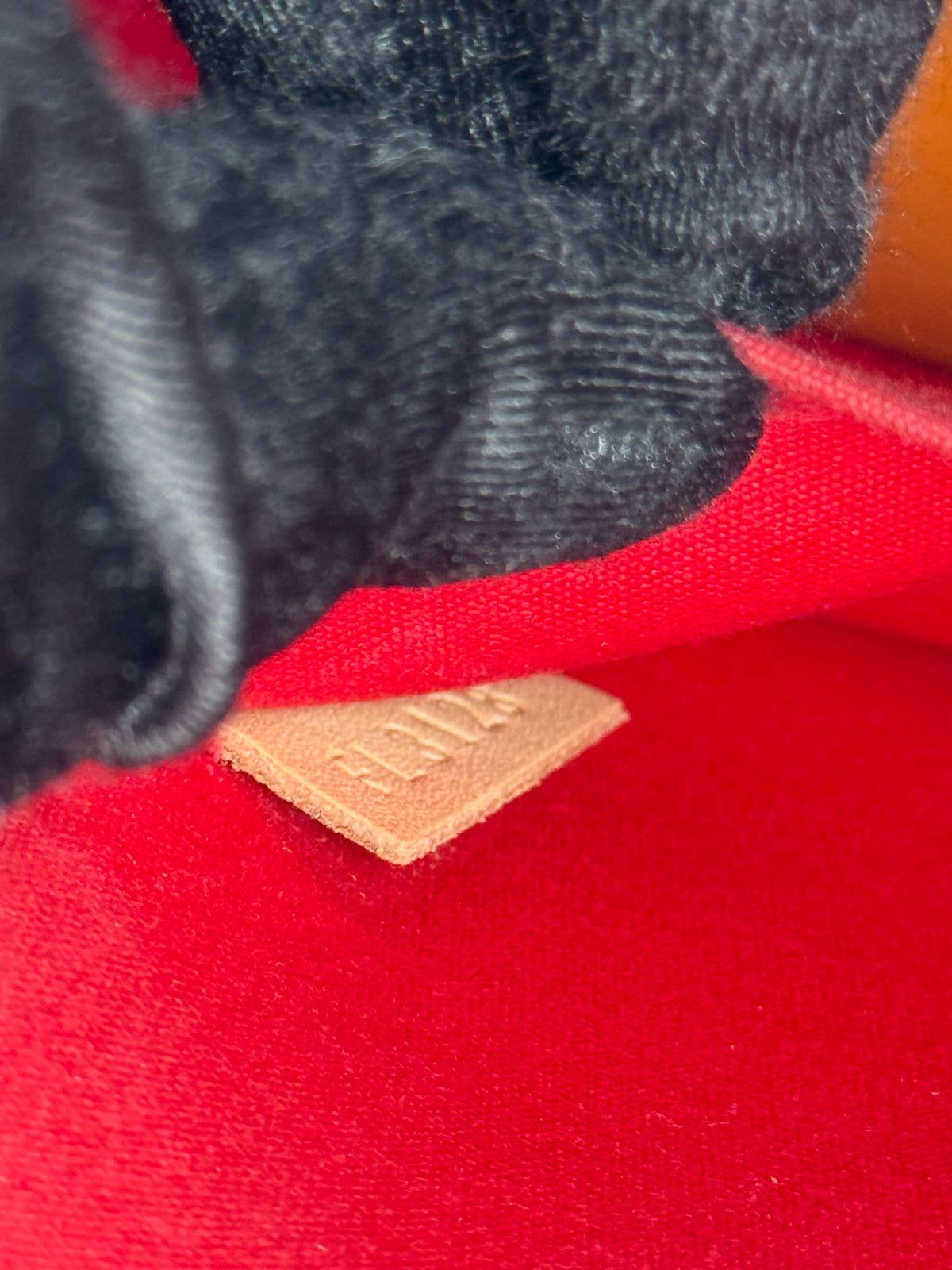 Louis Vuitton Alma BB Red Monogram Vernis Leather