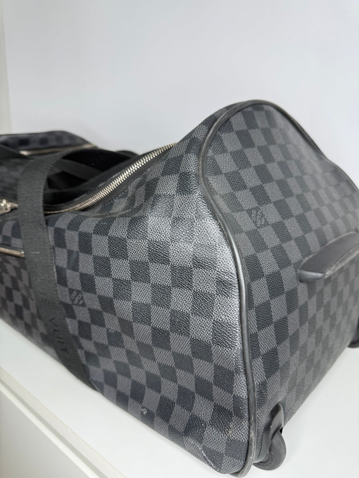 Louis Vuitton Neo Eole 60 Rolling Duffle Bag Damier Graphite Canvas