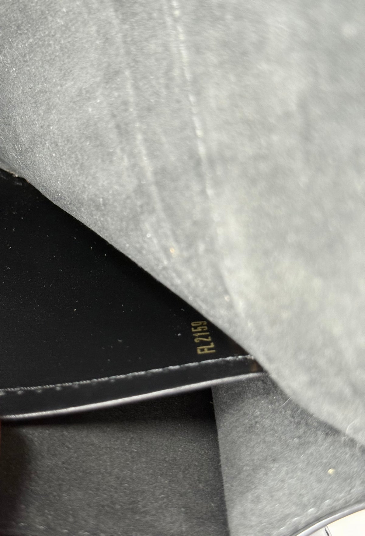 Louis Vuitton Louise Black Calfskin Chain Clutch