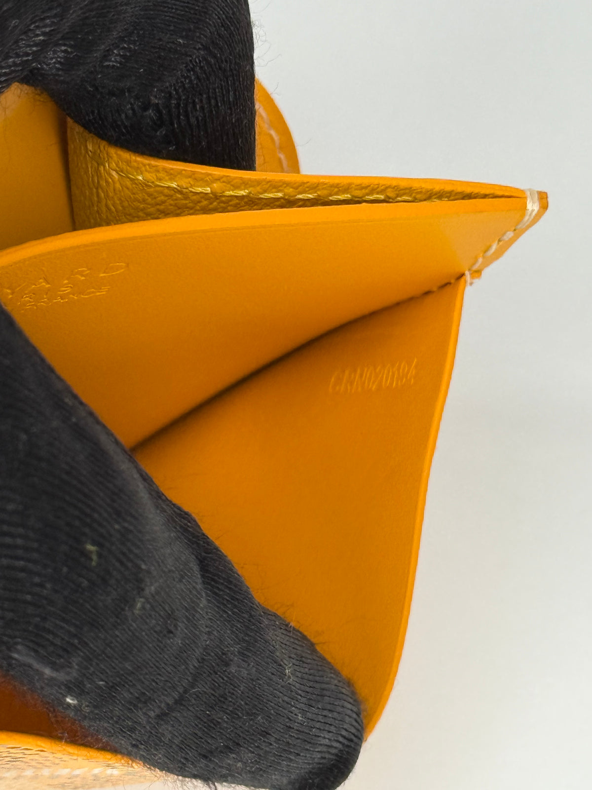 Goyard Marigny Yellow Goyardine Wallet