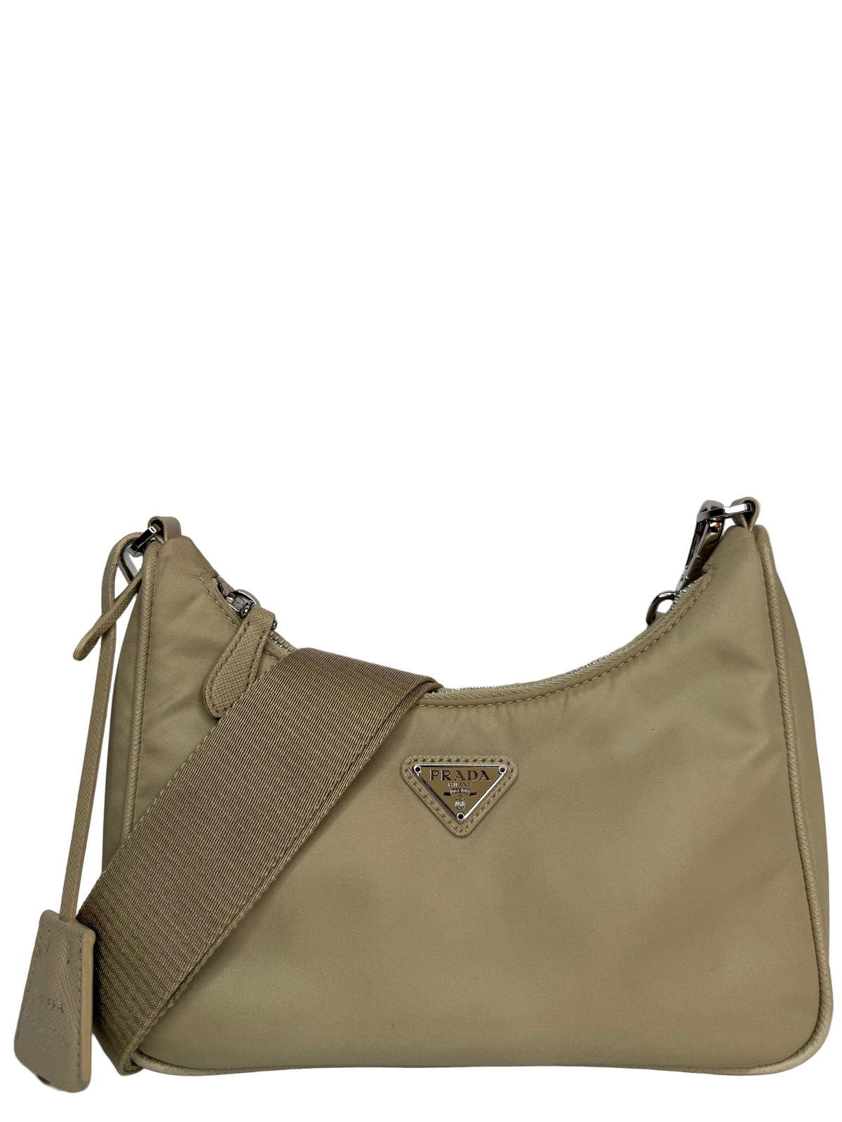 Prada Re-Edition 2005 Re-Nylon Dessert Beige Pochette