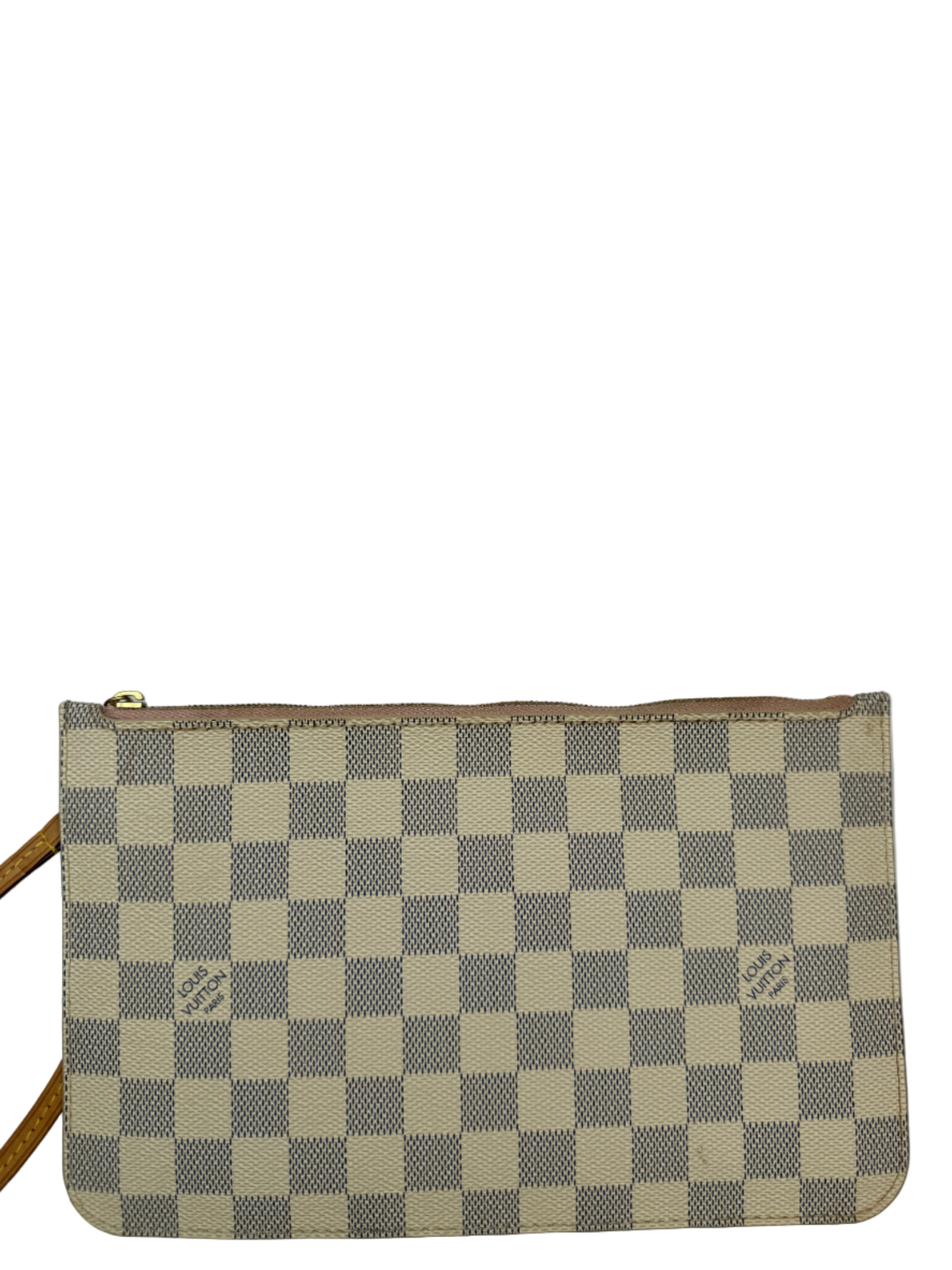 Louis Vuitton Neverfull Pochette  Damier Azur Canvas