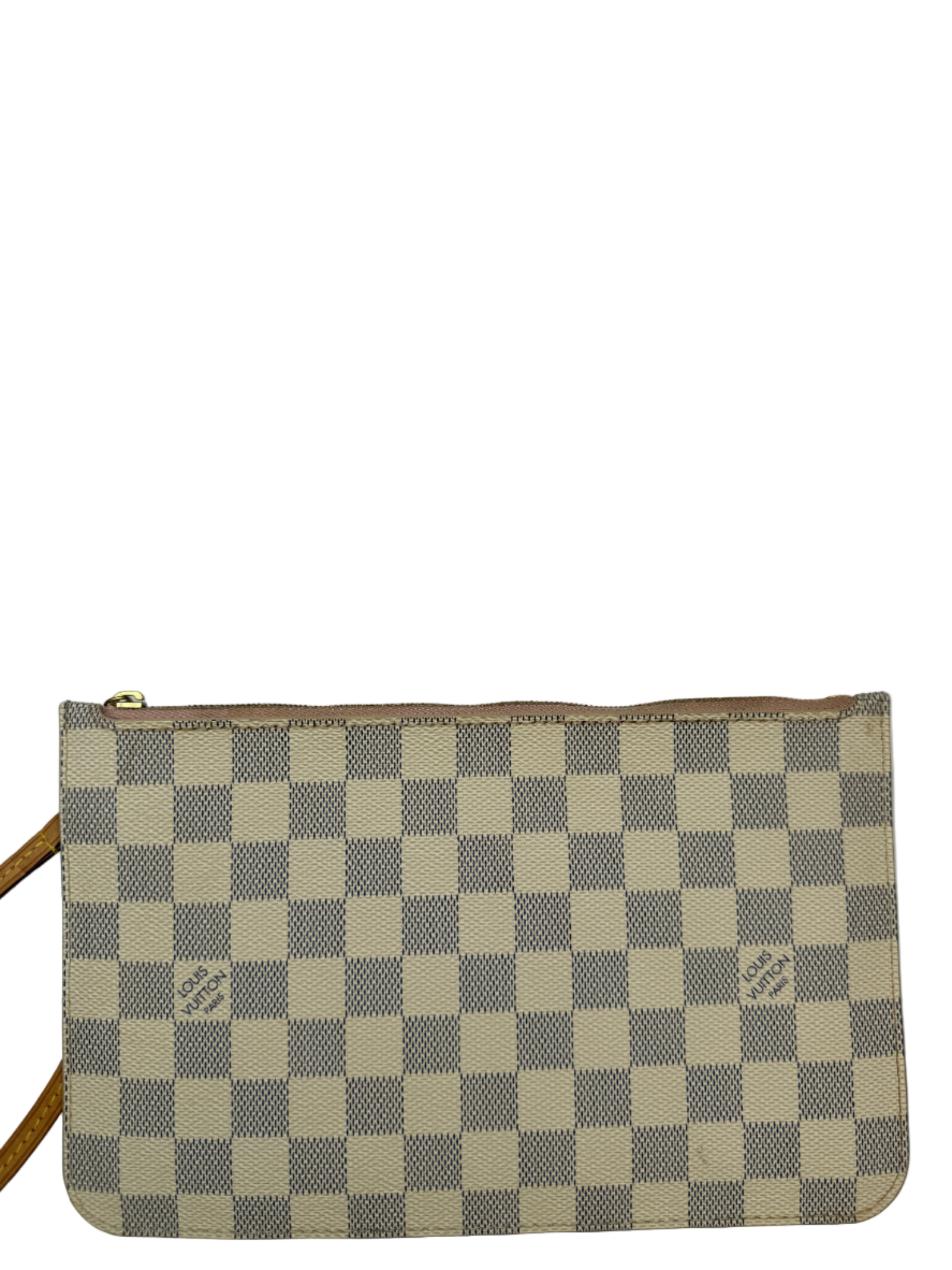 Louis Vuitton Neverfull Pochette  Damier Azur Canvas
