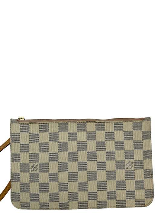 Louis Vuitton Neverfull Pochette  Damier Azur Canvas