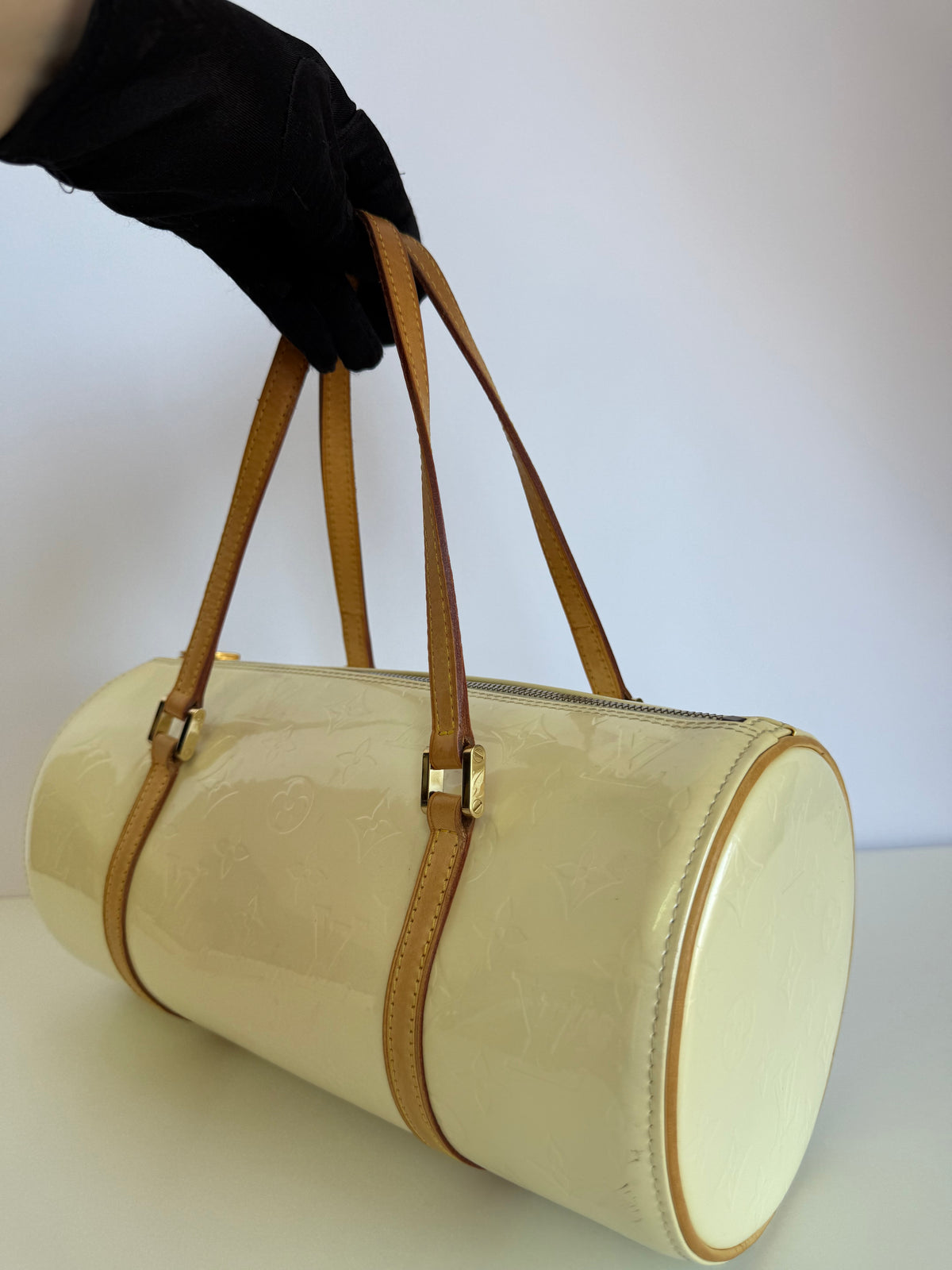 Louis Vuitton Perle Monogram Vernis Bedford Bag