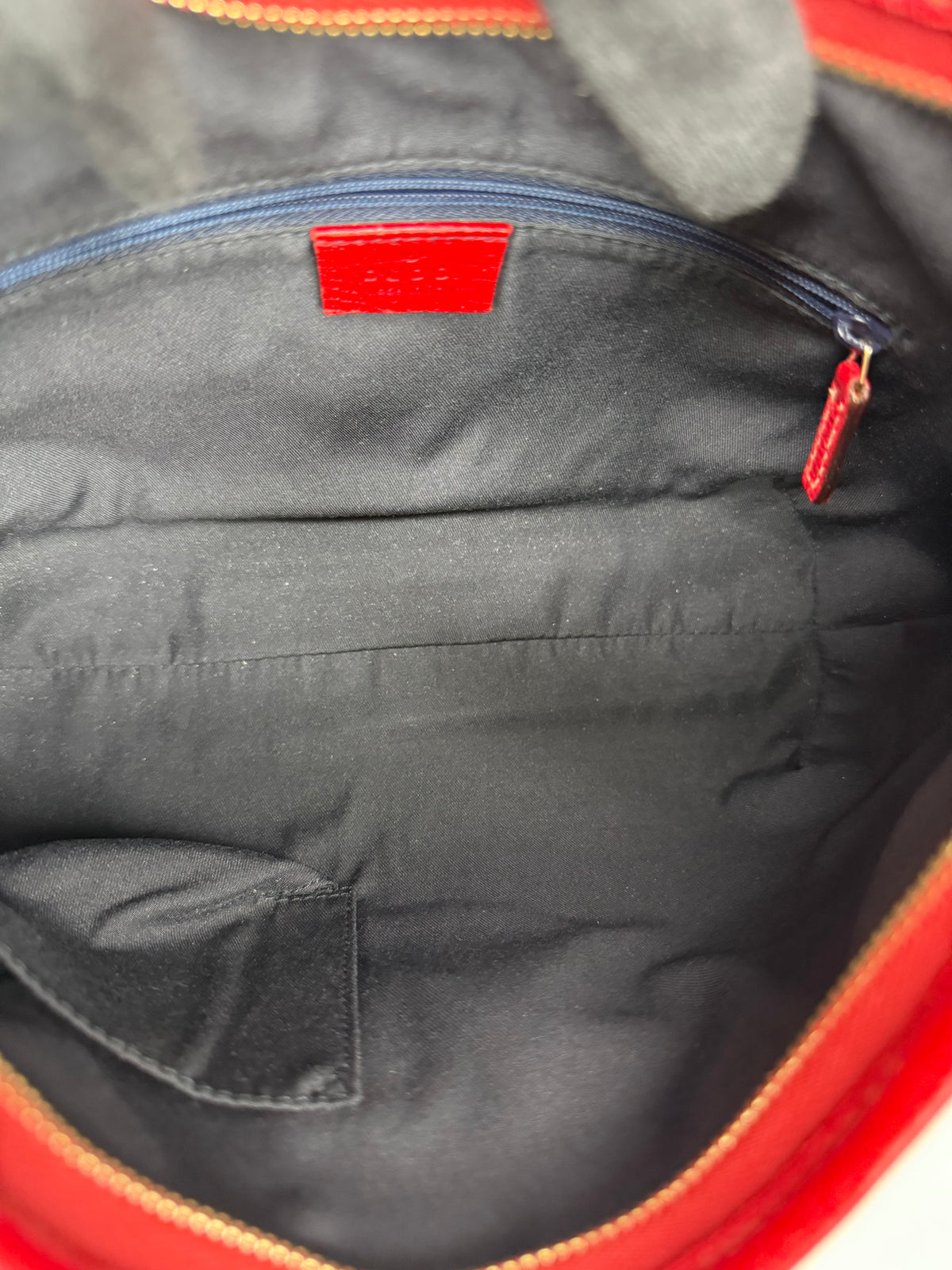 Gucci Red Leather Abbey D Ring Hobo Bag