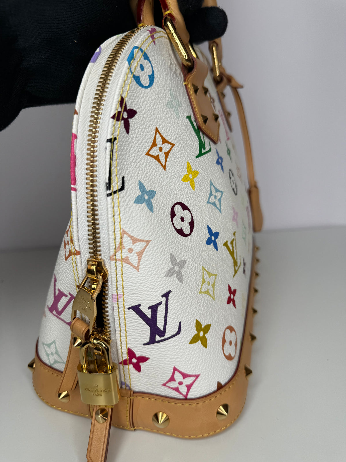 Louis Vuitton Limited Edition Alma PM Monogram Multicolor Takashi Murakami