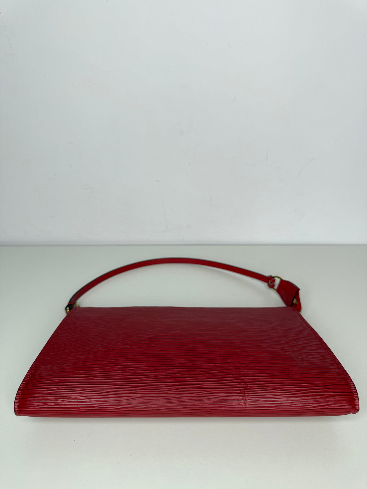 Louis Vuitton Pochette Accessoires Red Epi Leather