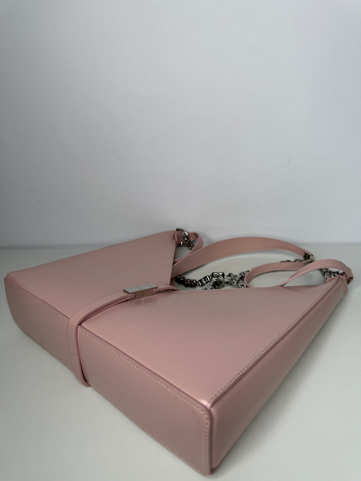 Givenchy Cut Out Light Pink Leather Crossbody Bag