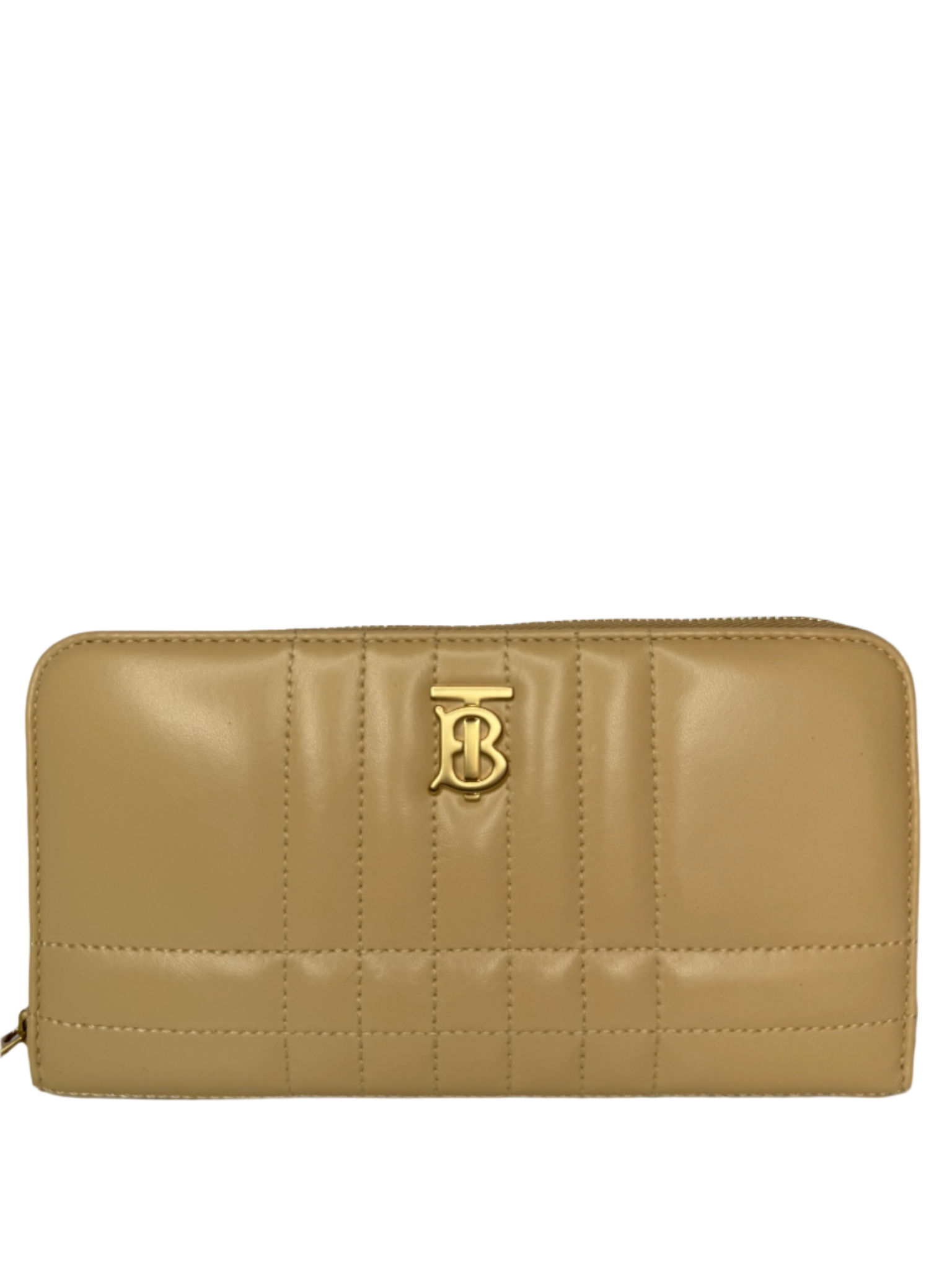 Burberry Quilted Leather Lola Continental Zip Around Wallet