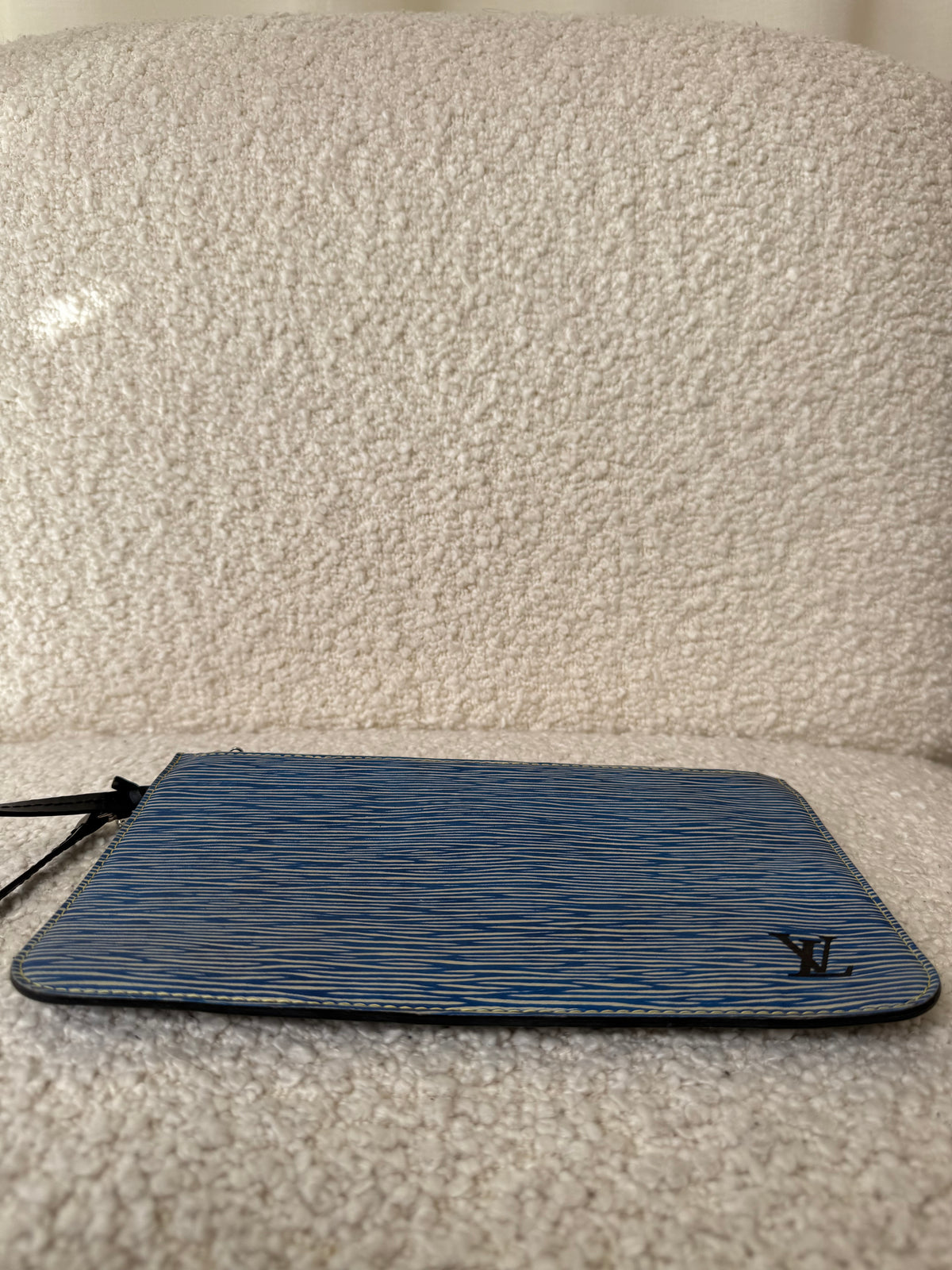 Louis Vuitton Limited Edition Neverfull MM Denim Epi Leather