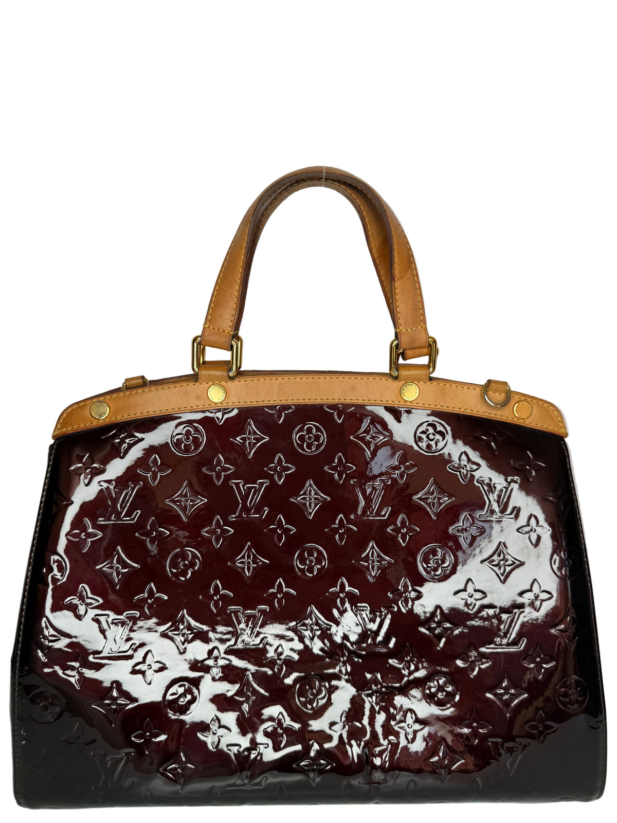 Louis Vuitton Amarante Monogram Vernis Brea GM Bag