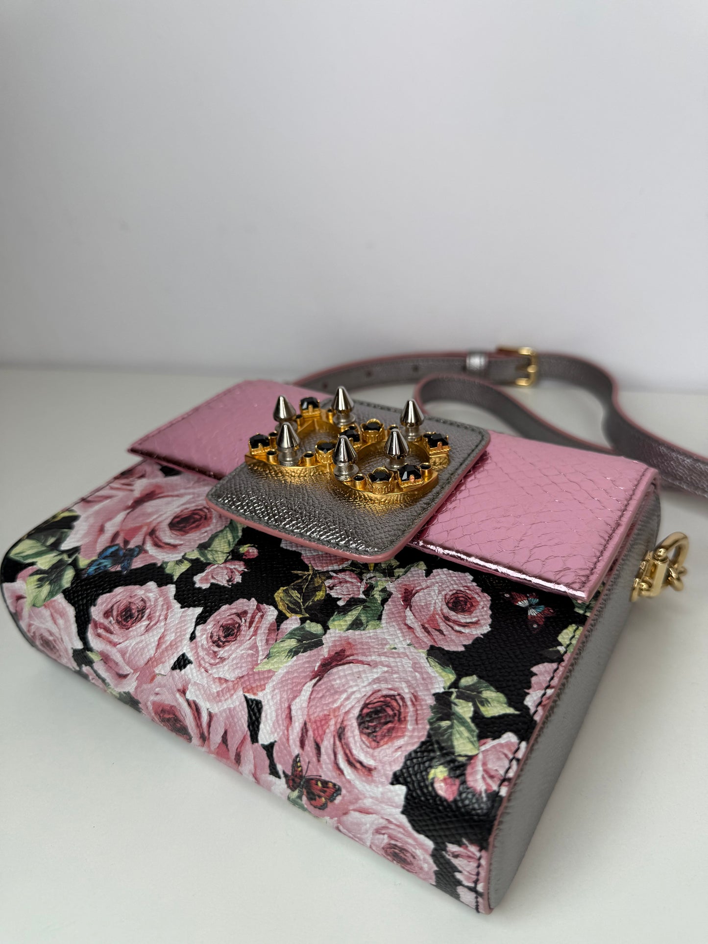 Dolce Gabbana Mini Dauphine Millennials Lily Box Bag