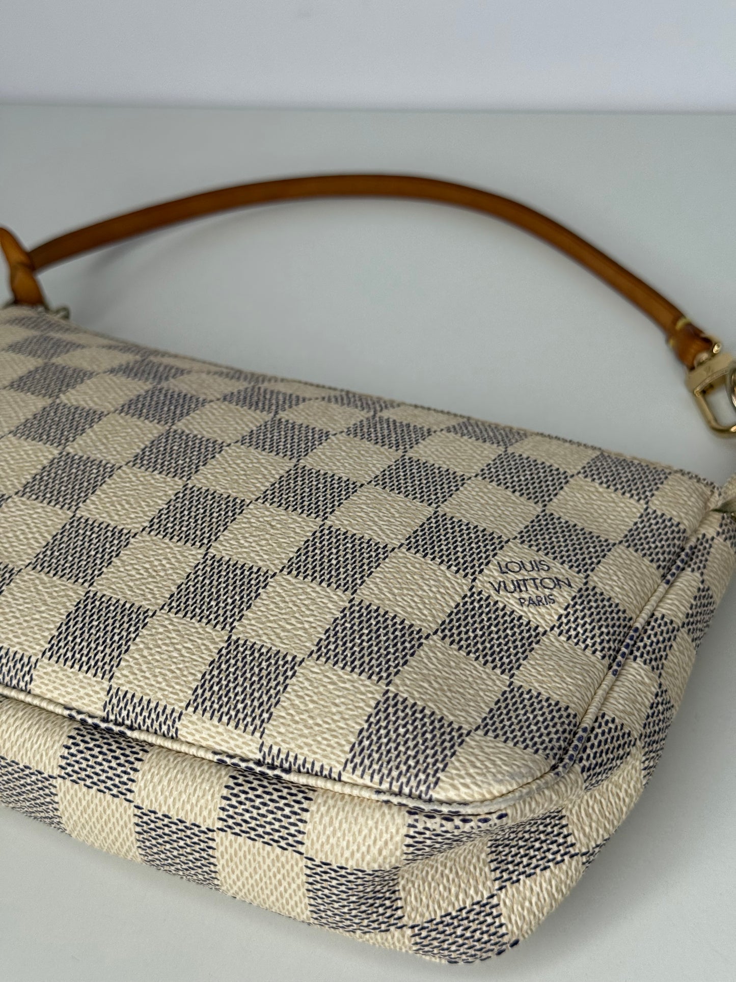 Louis Vuitton Pochette Accessories Damier Azur Canvas
