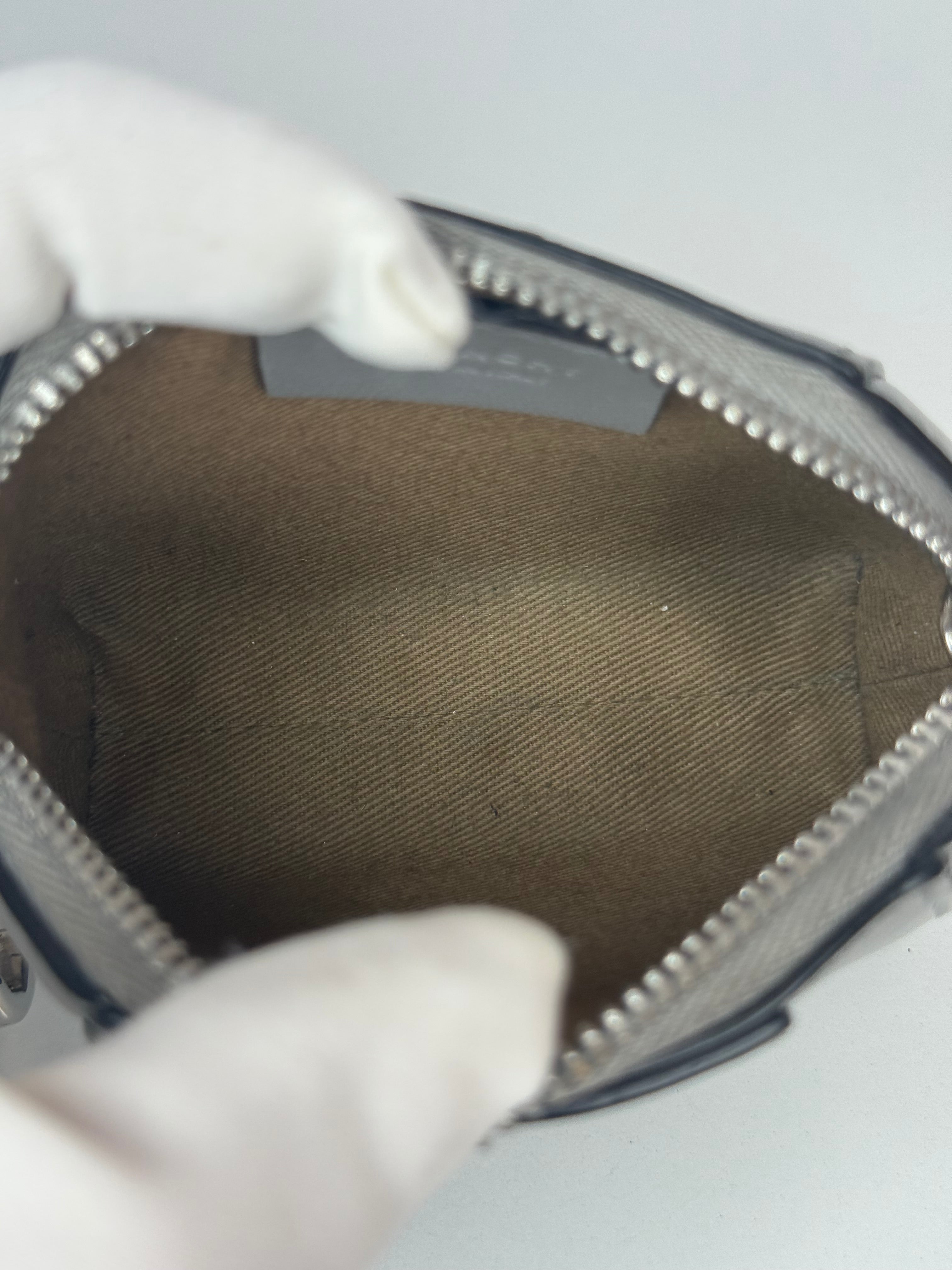 Givenchy Baby Antigona Grey Leather with Chain Mini Bag/Charm