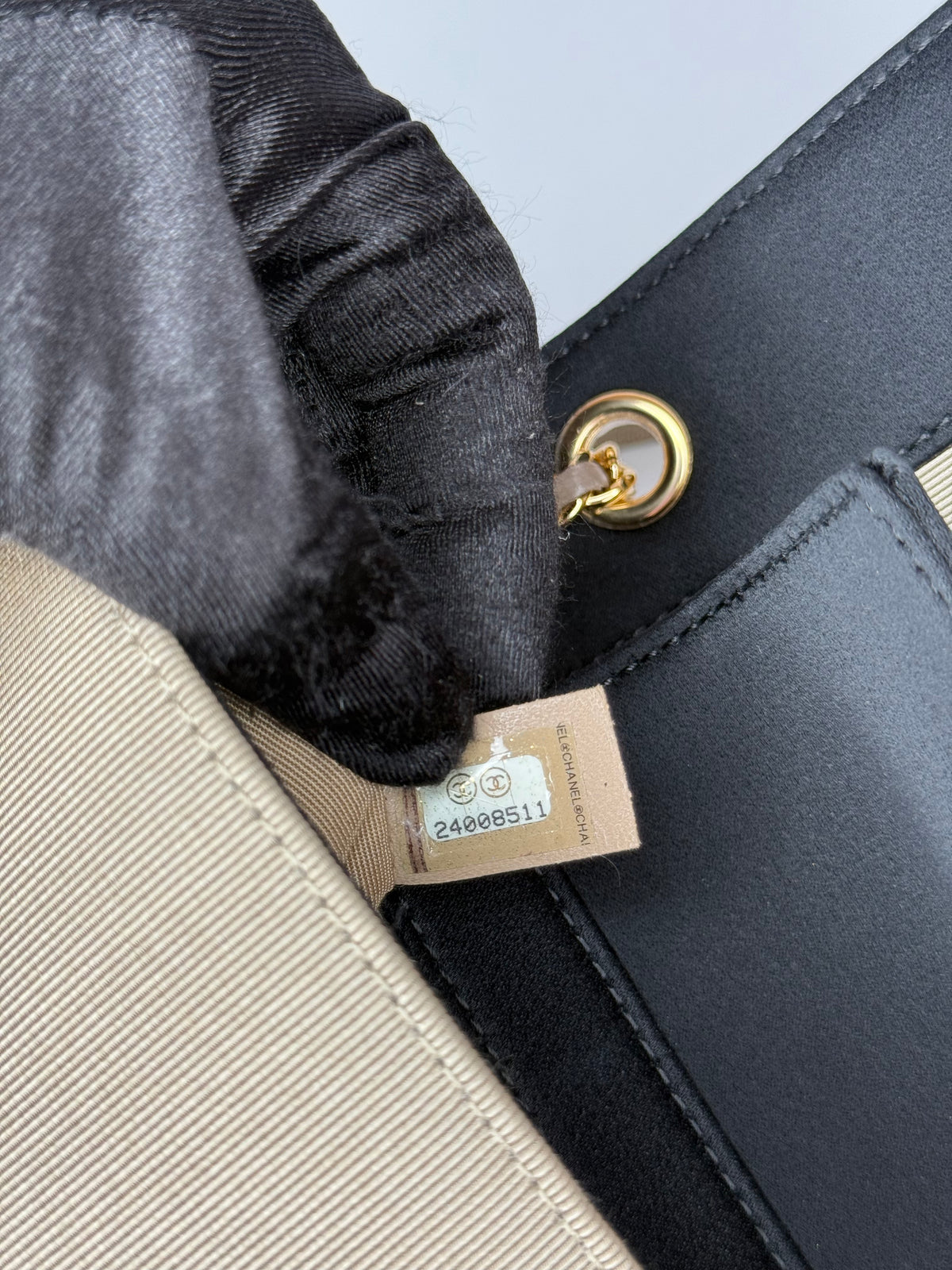 Chanel Mademoiselle Vintage Quilted Grosgrain Small Flap Bag