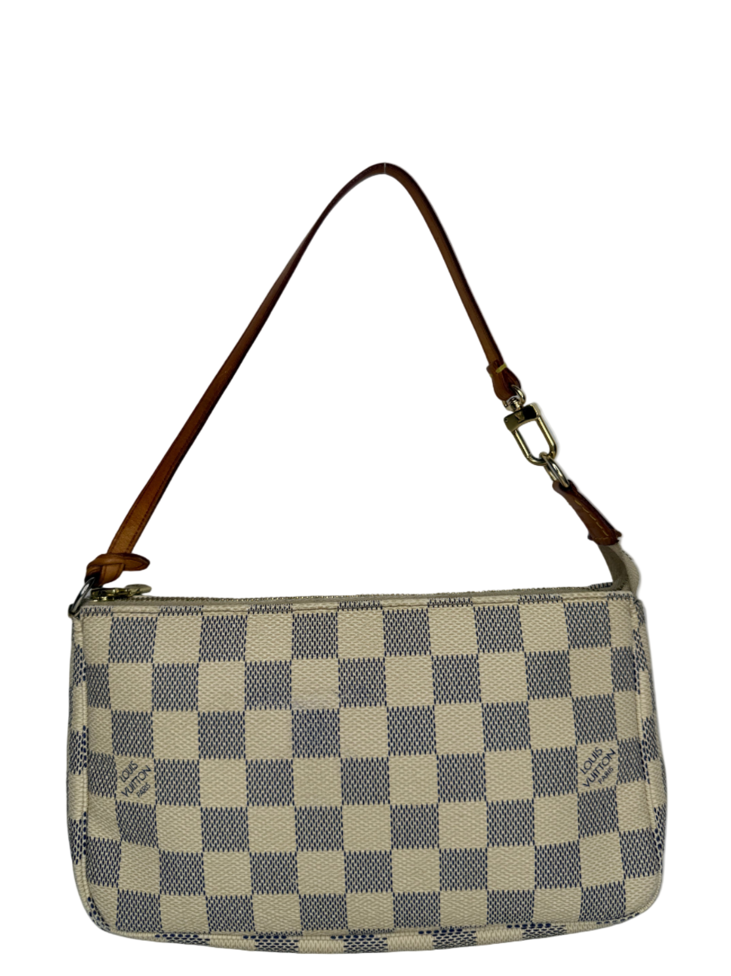 Louis Vuitton Pochette Accessories Damier Azur Canvas