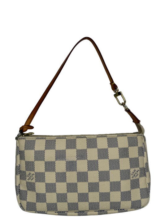 Louis Vuitton Pochette Accessories Damier Azur Canvas