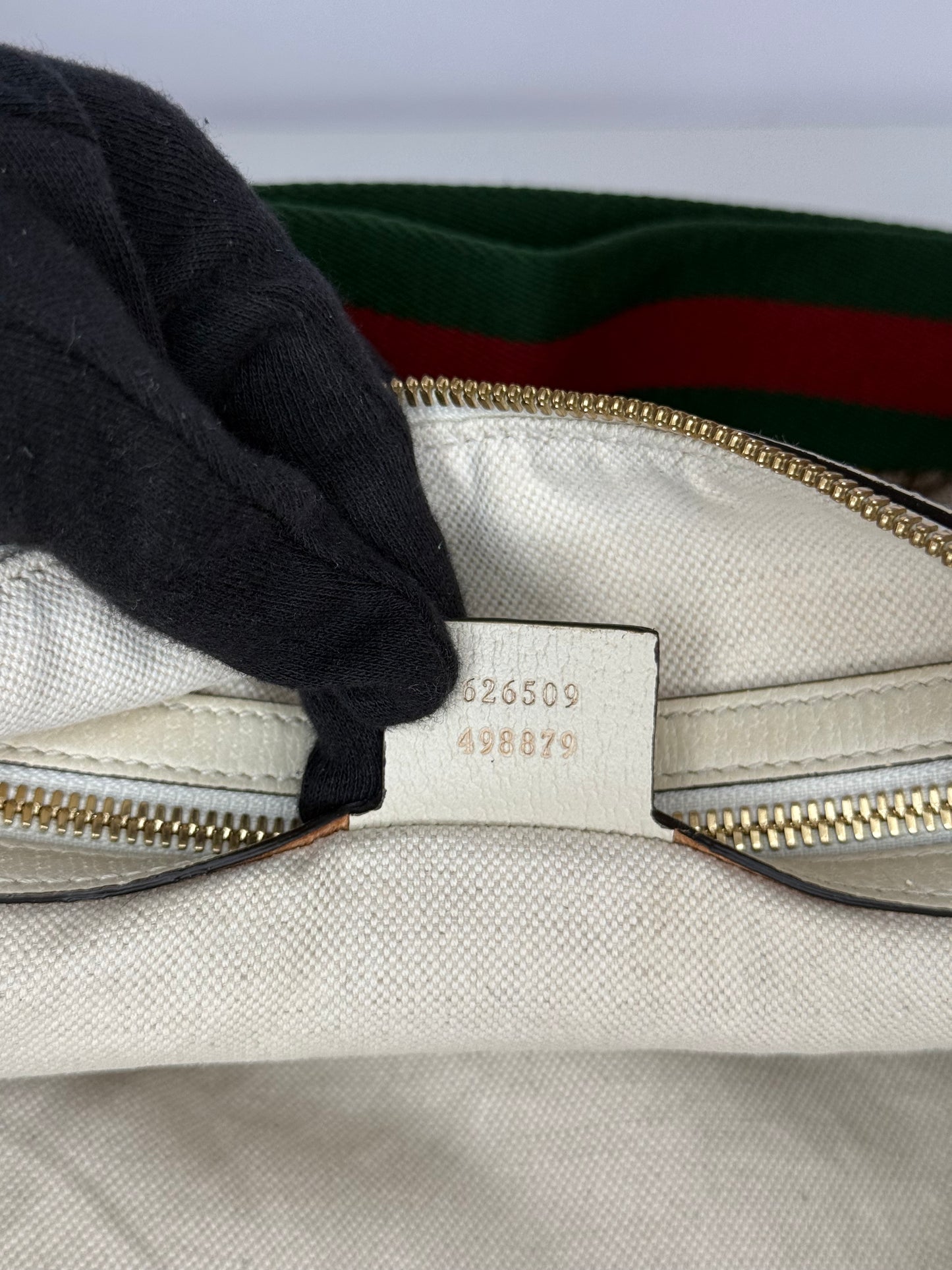 Gucci Ophidia Half Moon Hobo Flora GG Coated Canvas Small