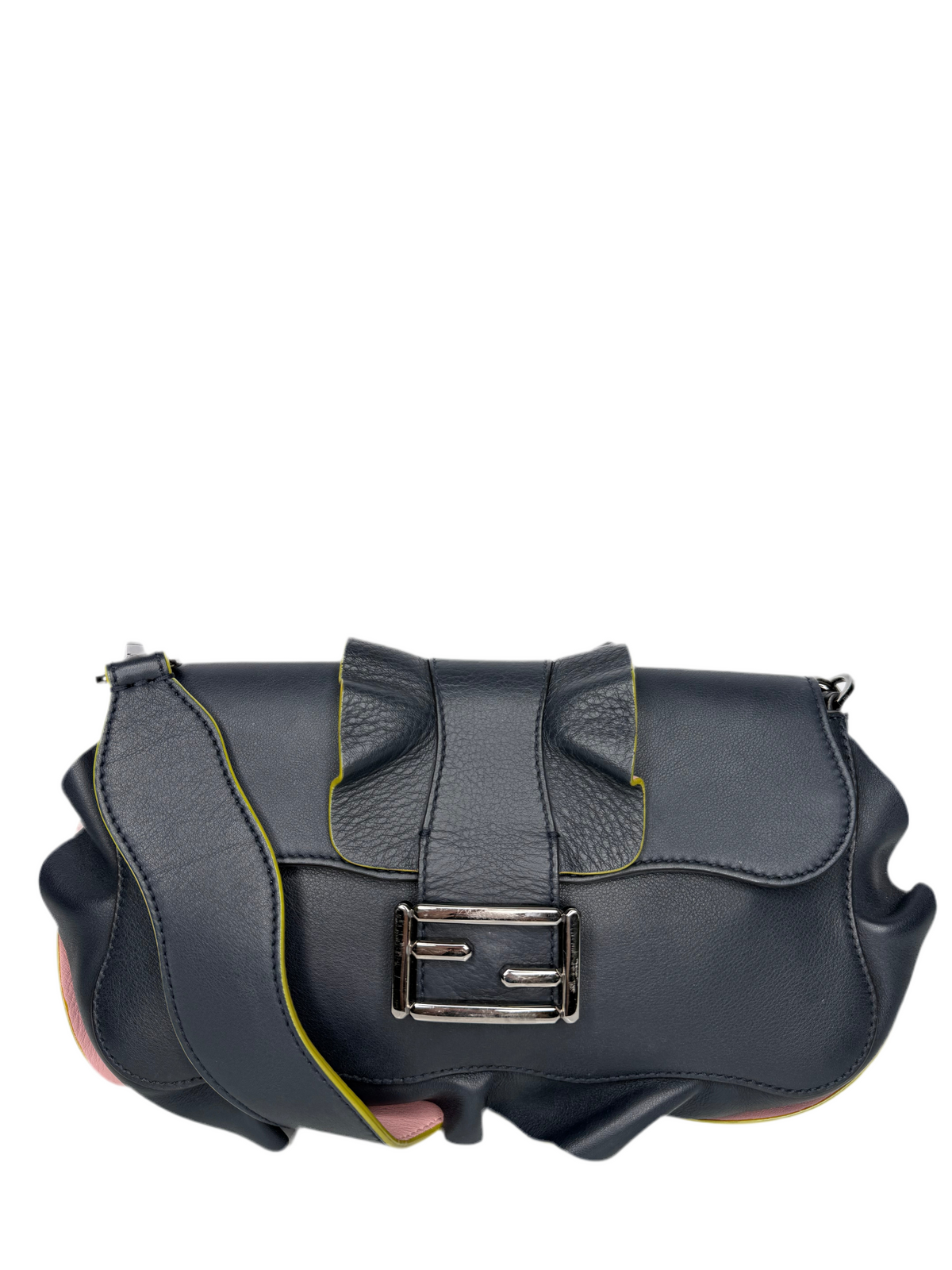 Fendi Wave Baguette Midnight Blue