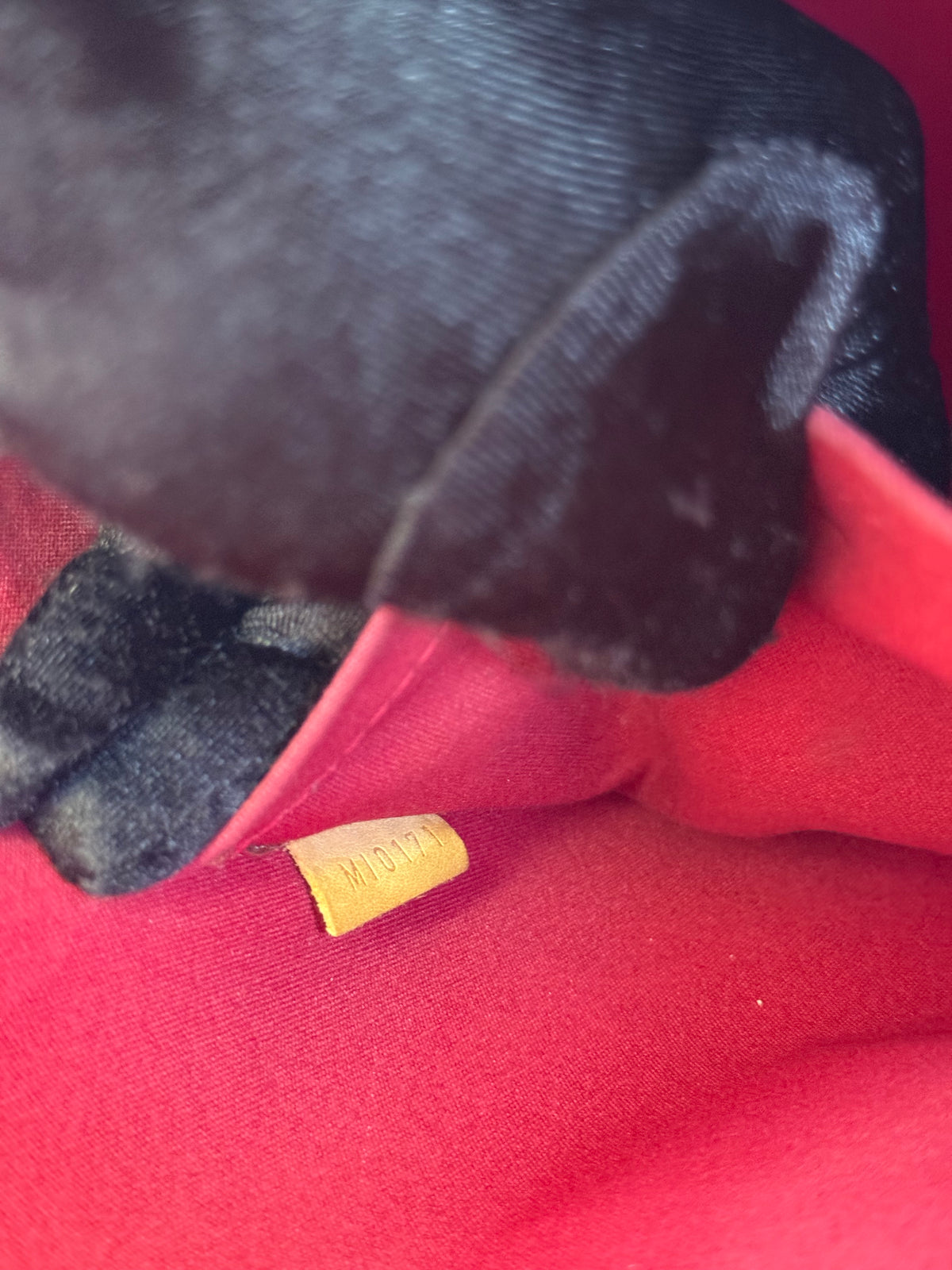 Louis Vuitton Alma GM Red Monogram Vernis