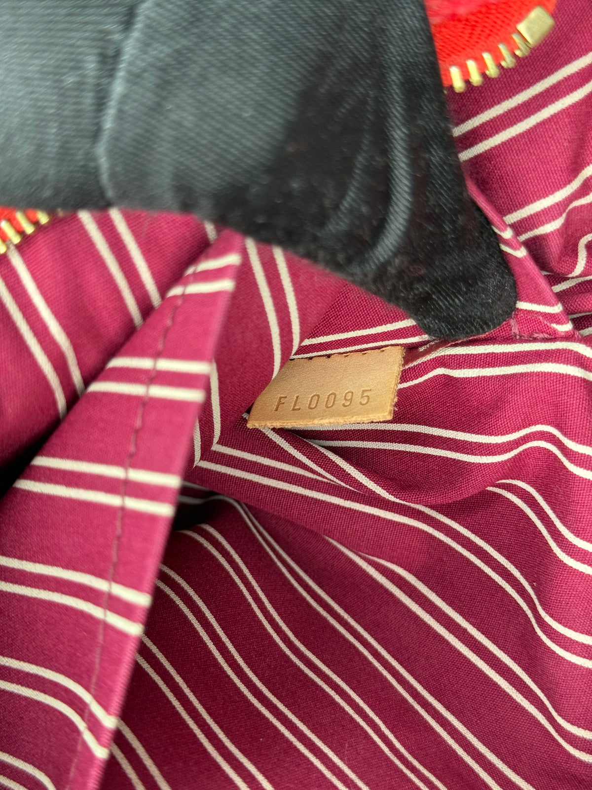 Louis Vuitton Red/Purple Canvas Antigua Cabas PM Bag