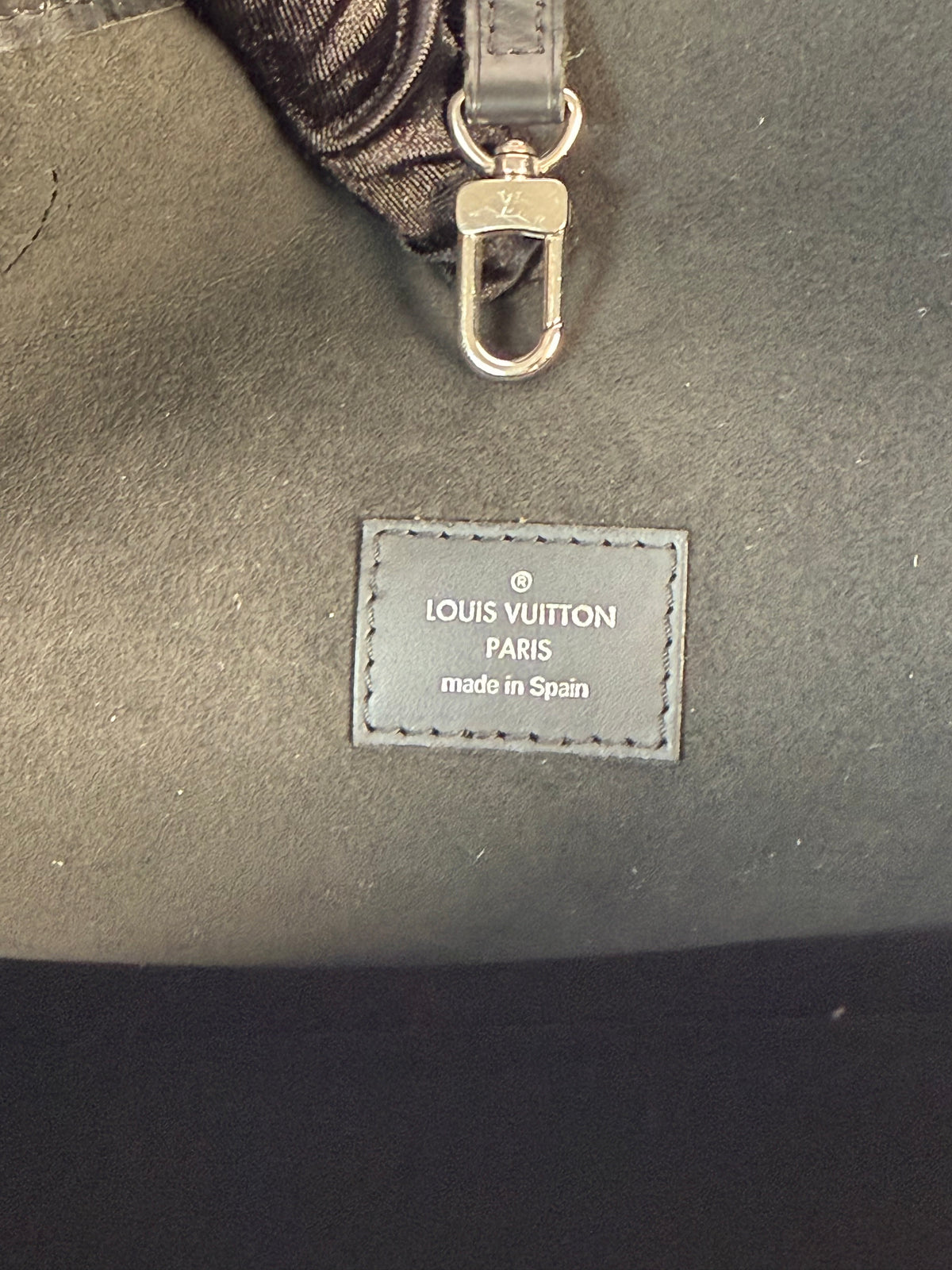 Louis Vuitton Neverfull MM Black Epi Leather with Pochette