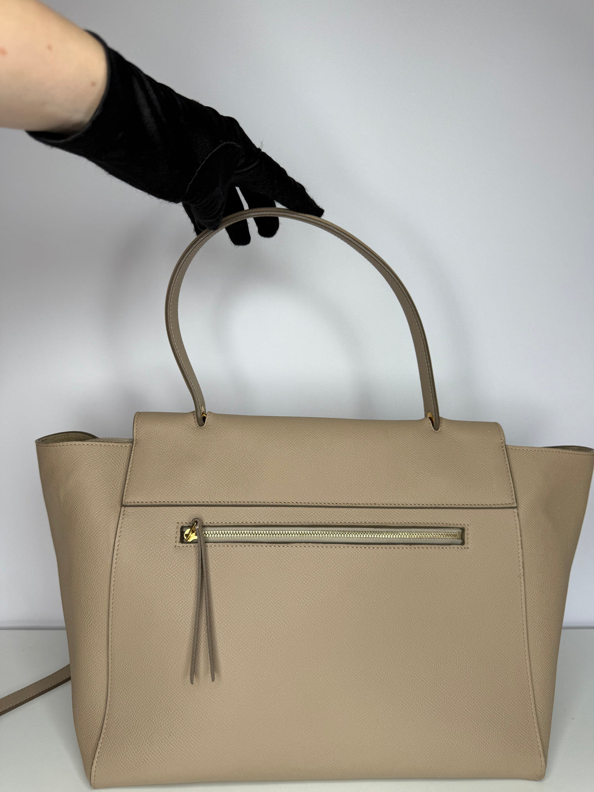 Celine Mini Belt Bag Light Taupe Grained Calfskin Leather