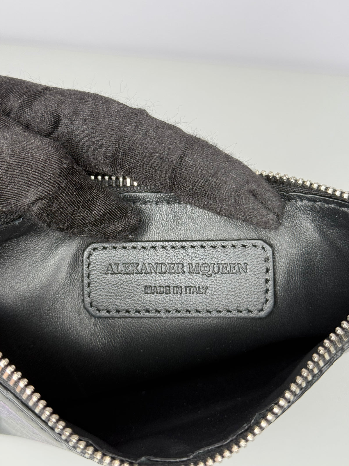 Alexander McQueen Floral Leather Clutch