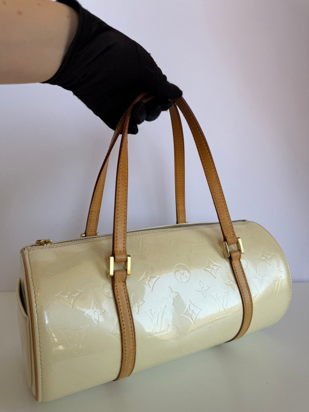 Louis Vuitton Perle Monogram Vernis Bedford Bag