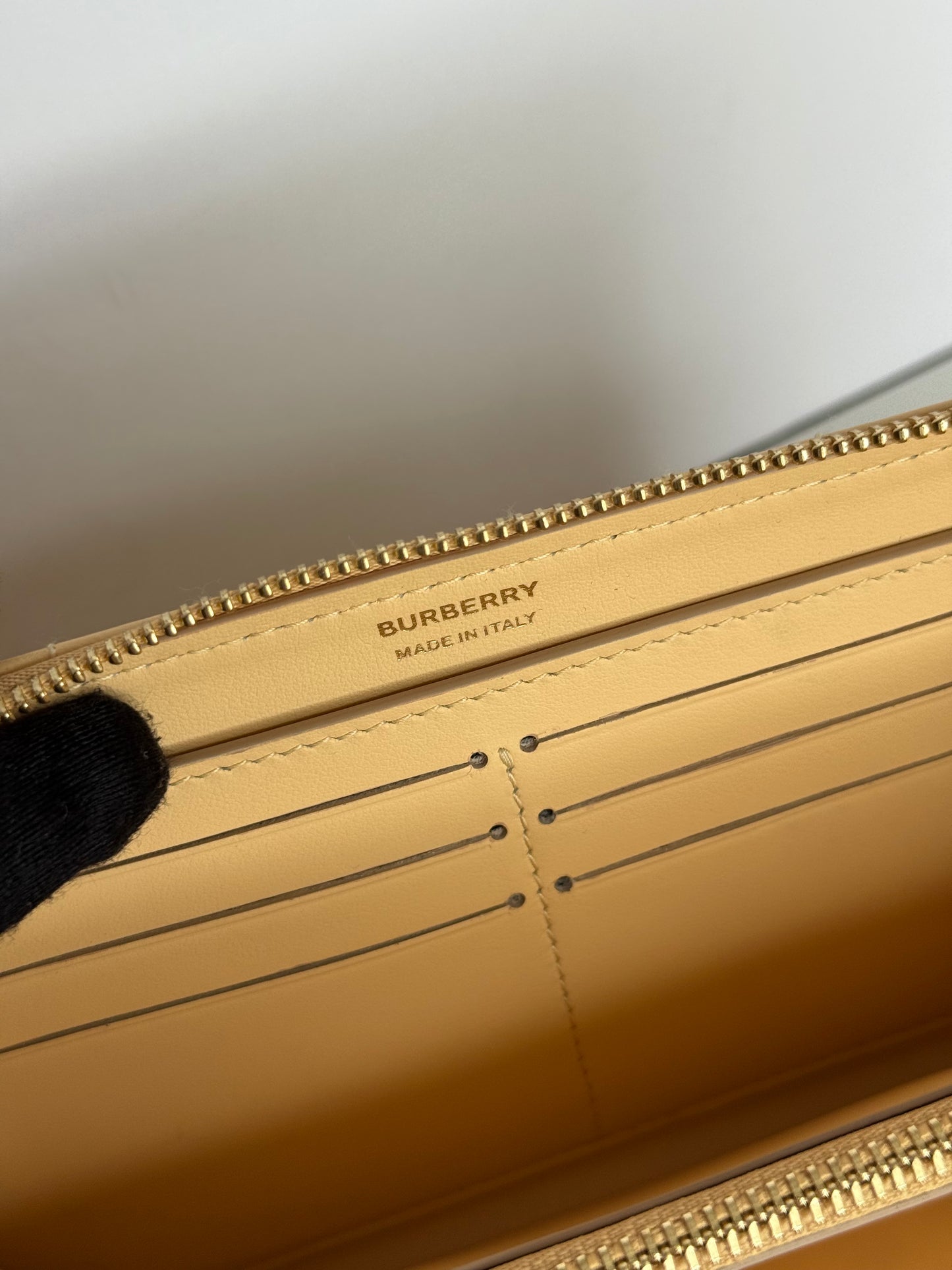 Burberry Quilted Leather Lola Continental Zip Around Wallet