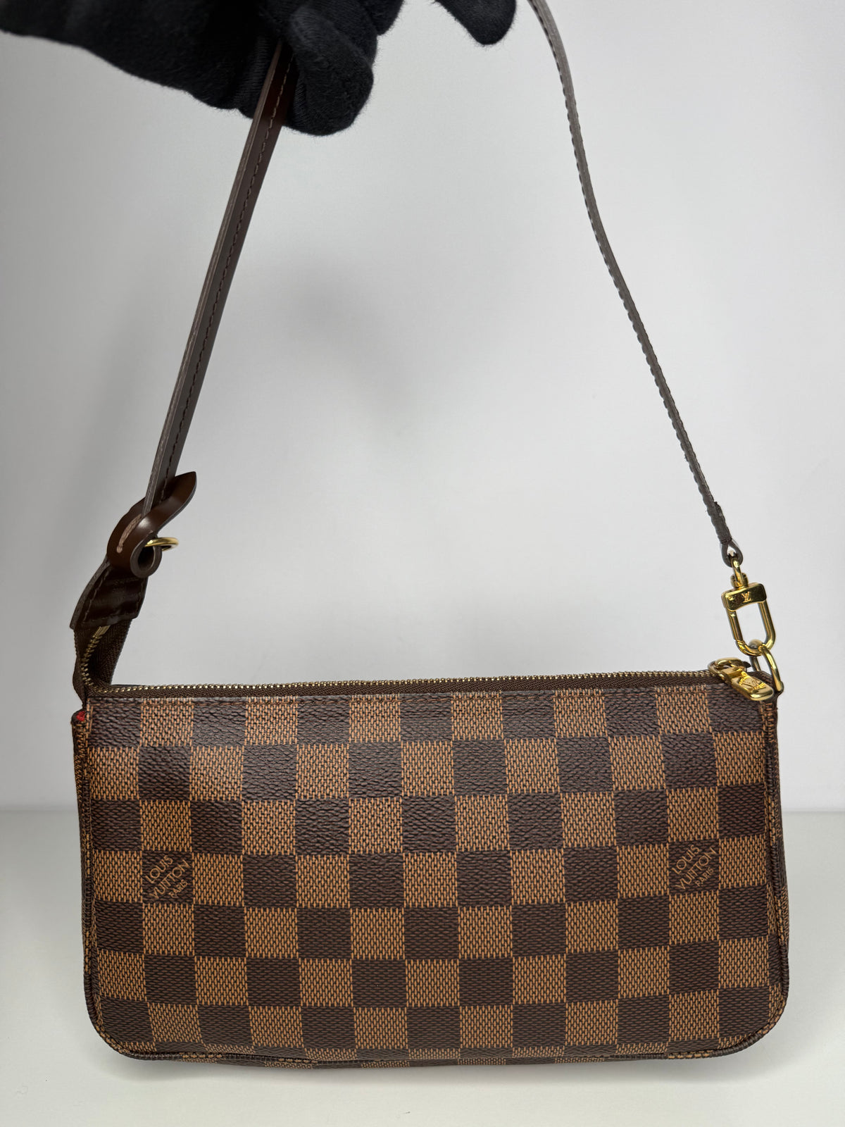 Louis Vuitton Pochette Accessoires Damier Ebene Canvas