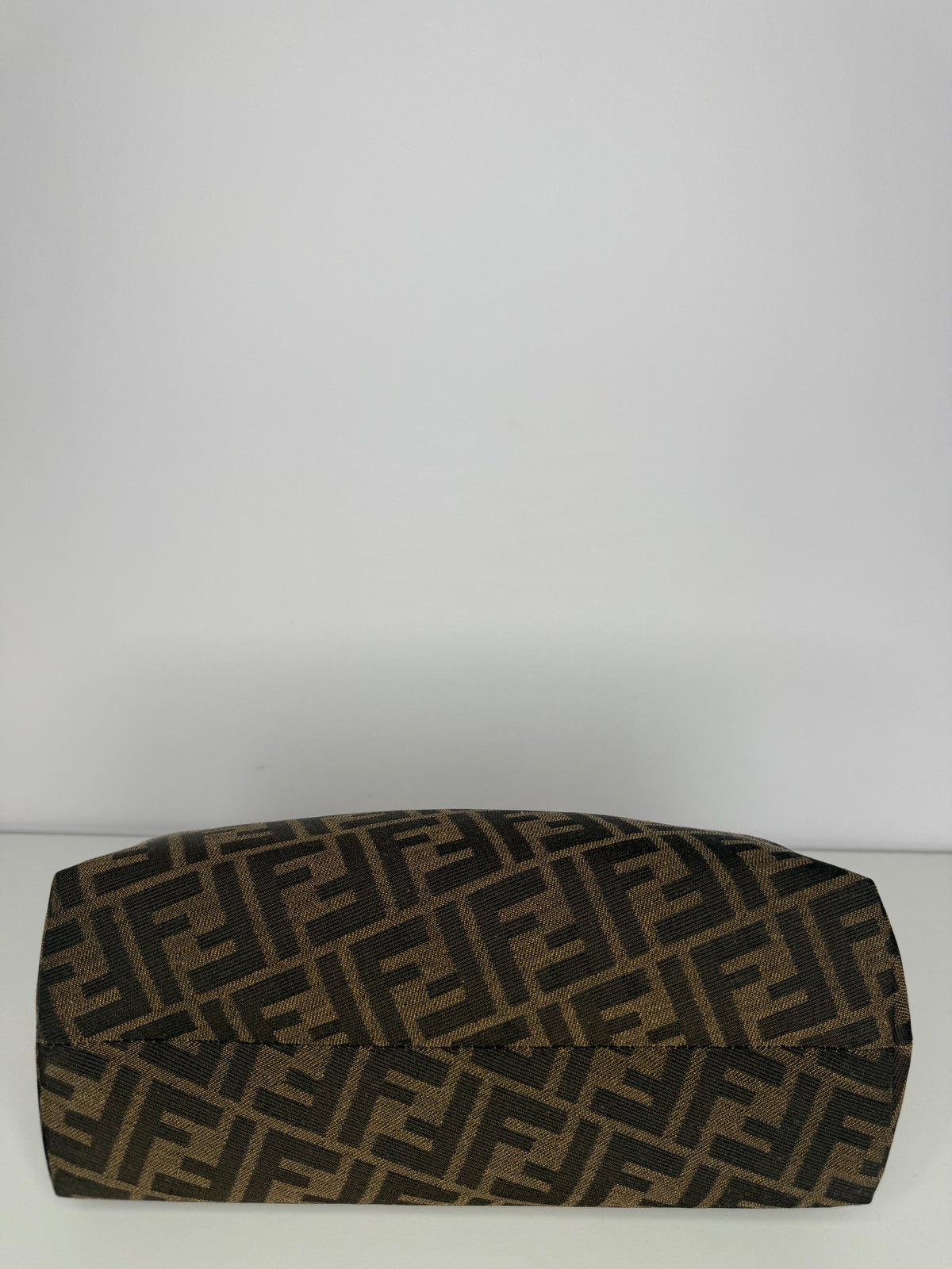 Fendi First Midi Brown FF Jacquard Bag