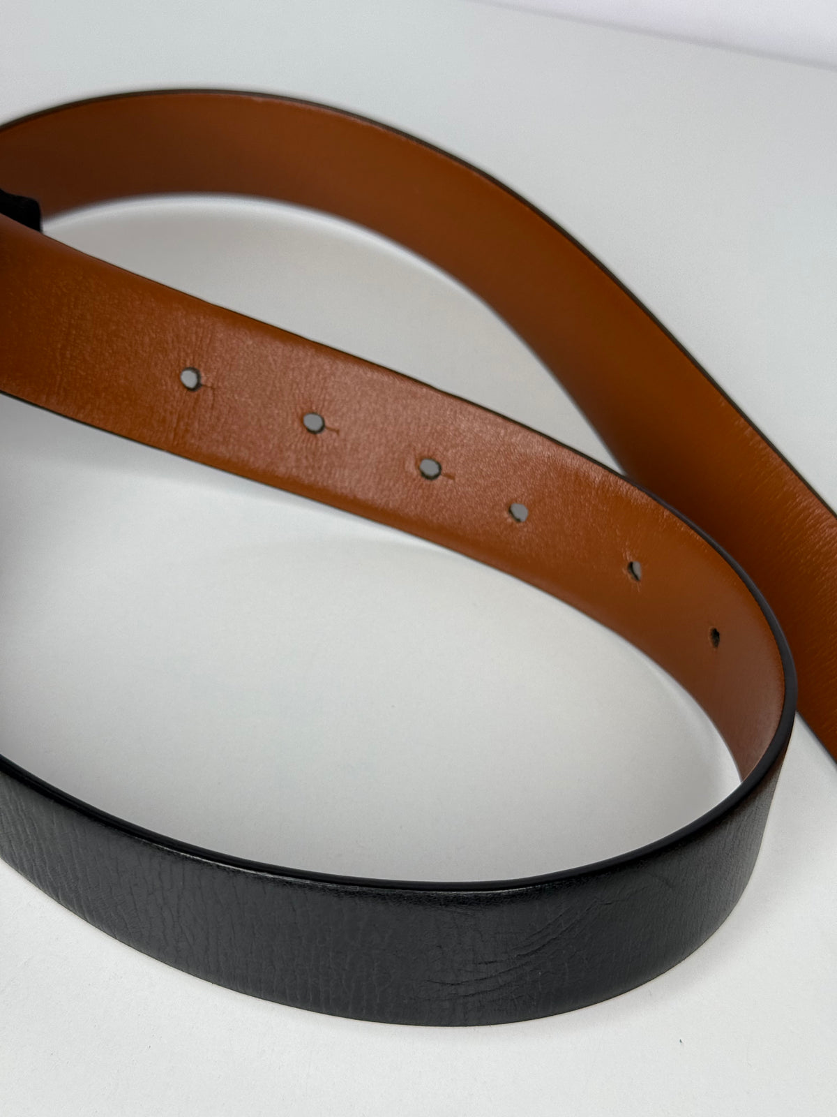 Valentino VLogo Black Calfskin Belt