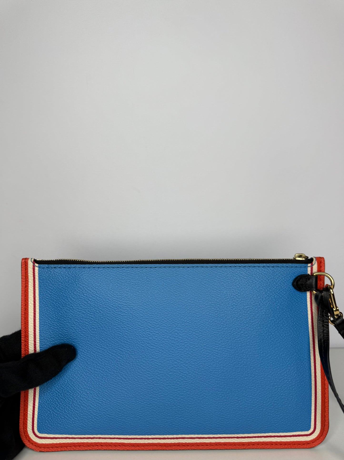 Louis Vuitton Blue/Red Game On Neverfull Pochette