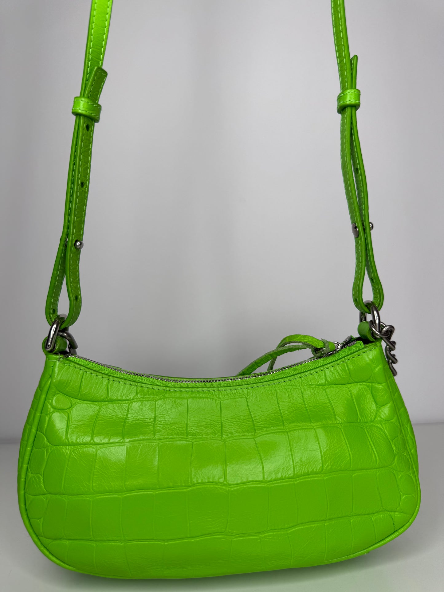 Balenciaga Le Cagole XS Shoulder Bag In Acid Green
