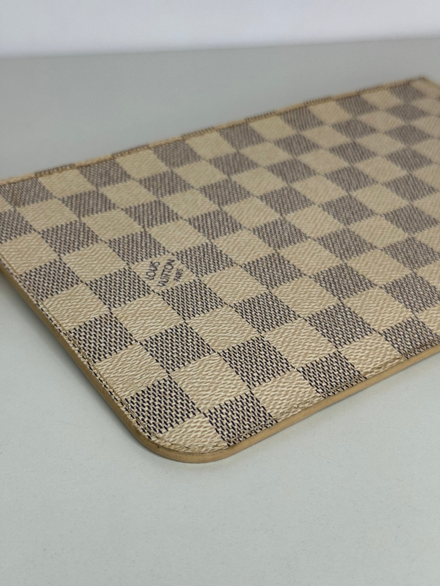 Louis Vuitton Neverfull Pochette  Damier Azur Canvas