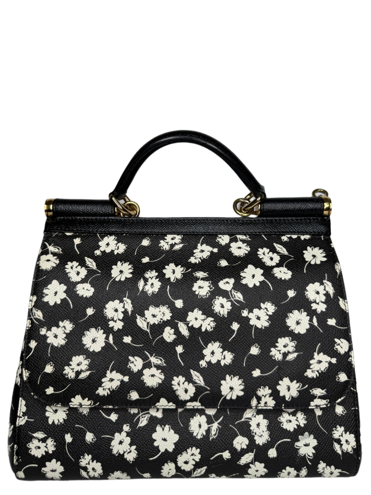 Dolce Gabbana Medium Miss Sicily Floral Printed Bag