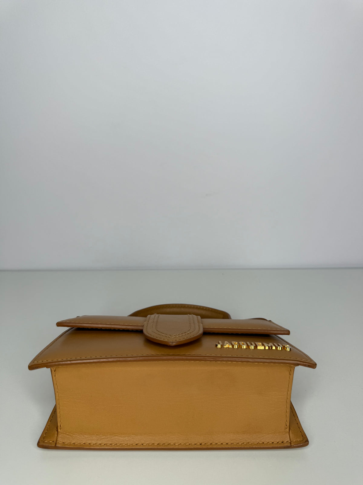 Jacquemus Le Bambino Camel Leather Crossbody Bag