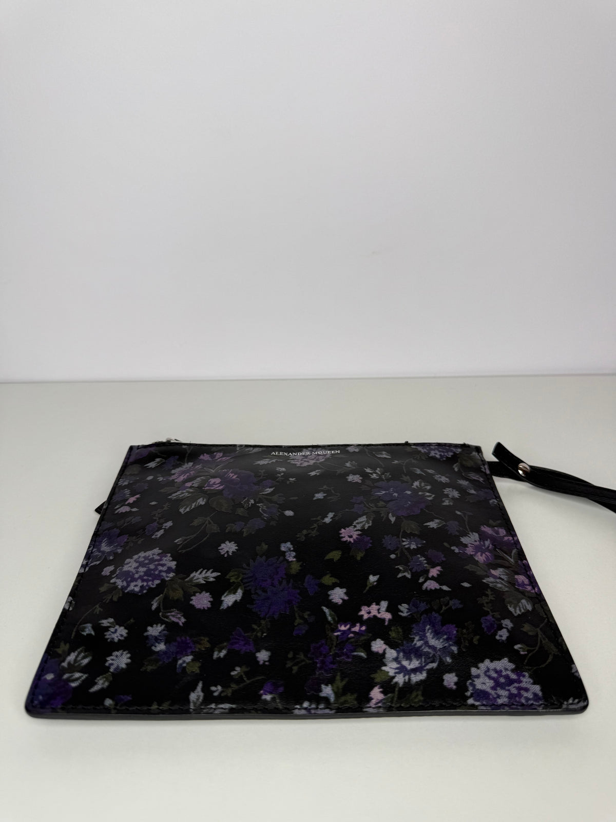 Alexander McQueen Floral Leather Clutch