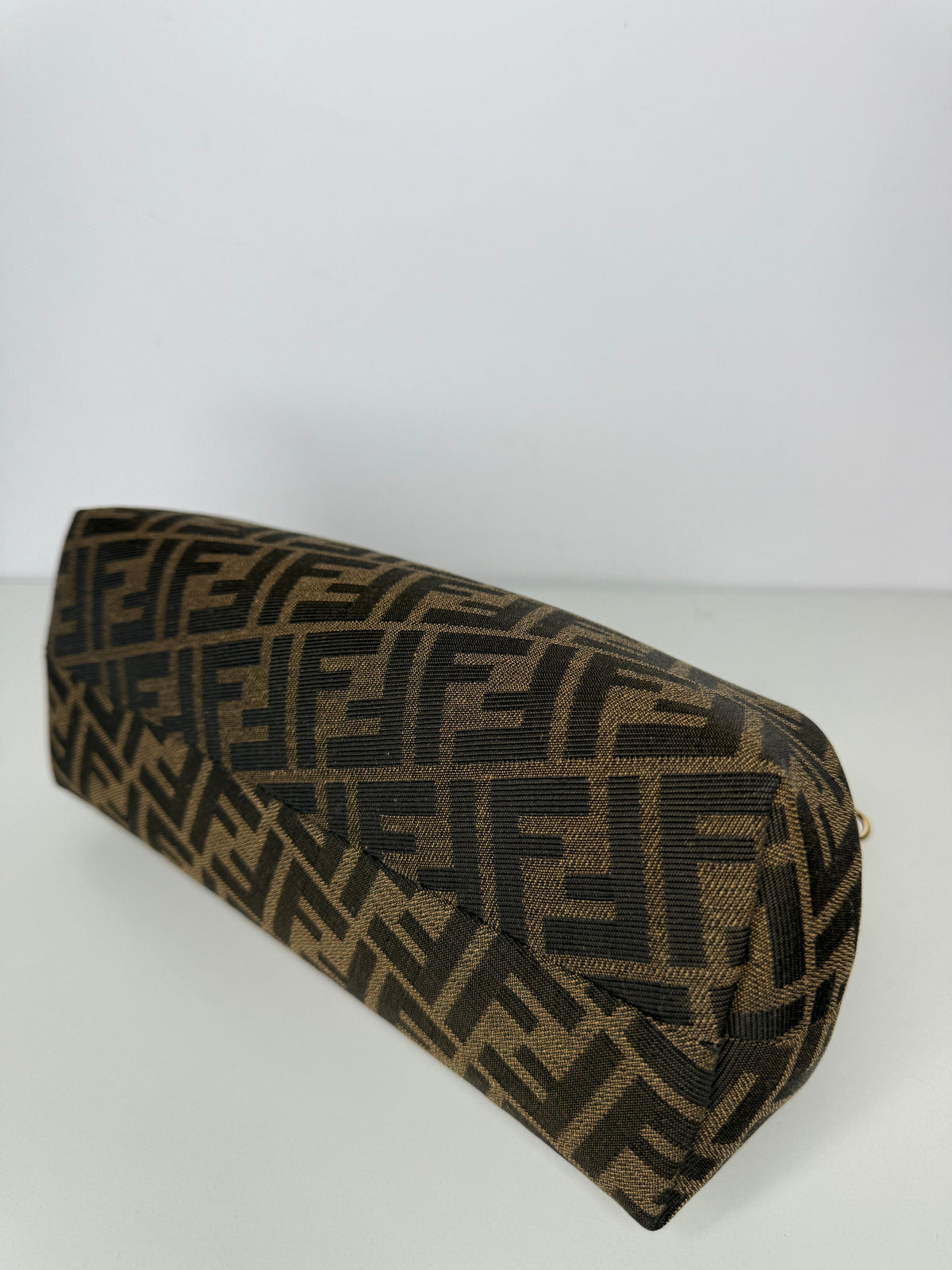 Fendi First Midi Brown FF Jacquard Bag