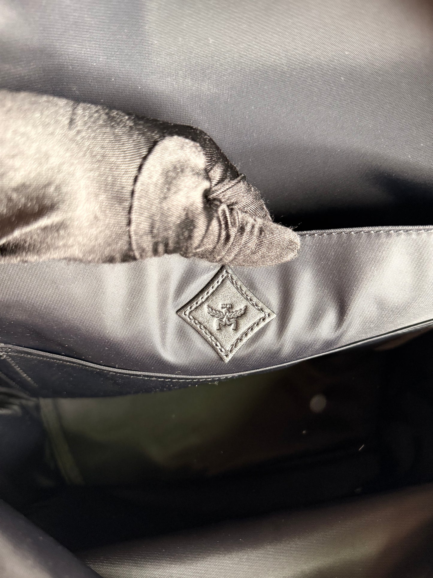 MCM Stark Backpack in Gradation Mesh and Monogram Neoprene