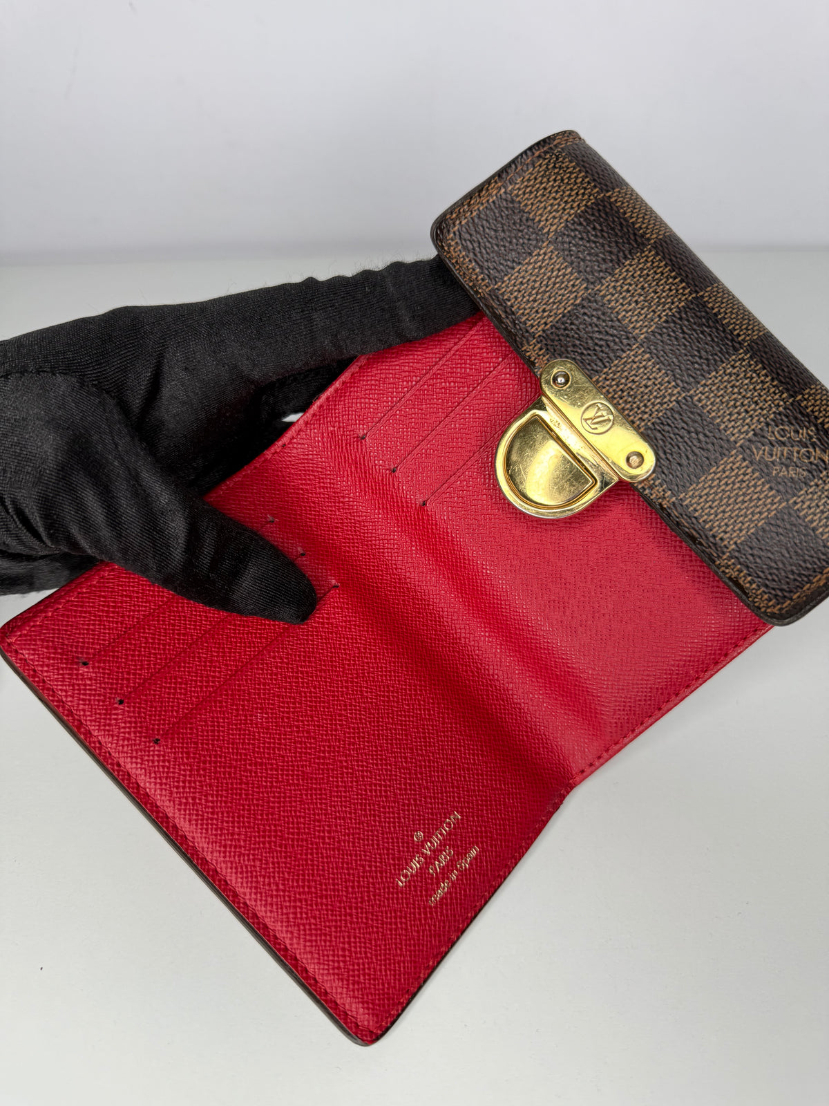 Louis Vuitton Koala Wallet Damier Ebene Canvas