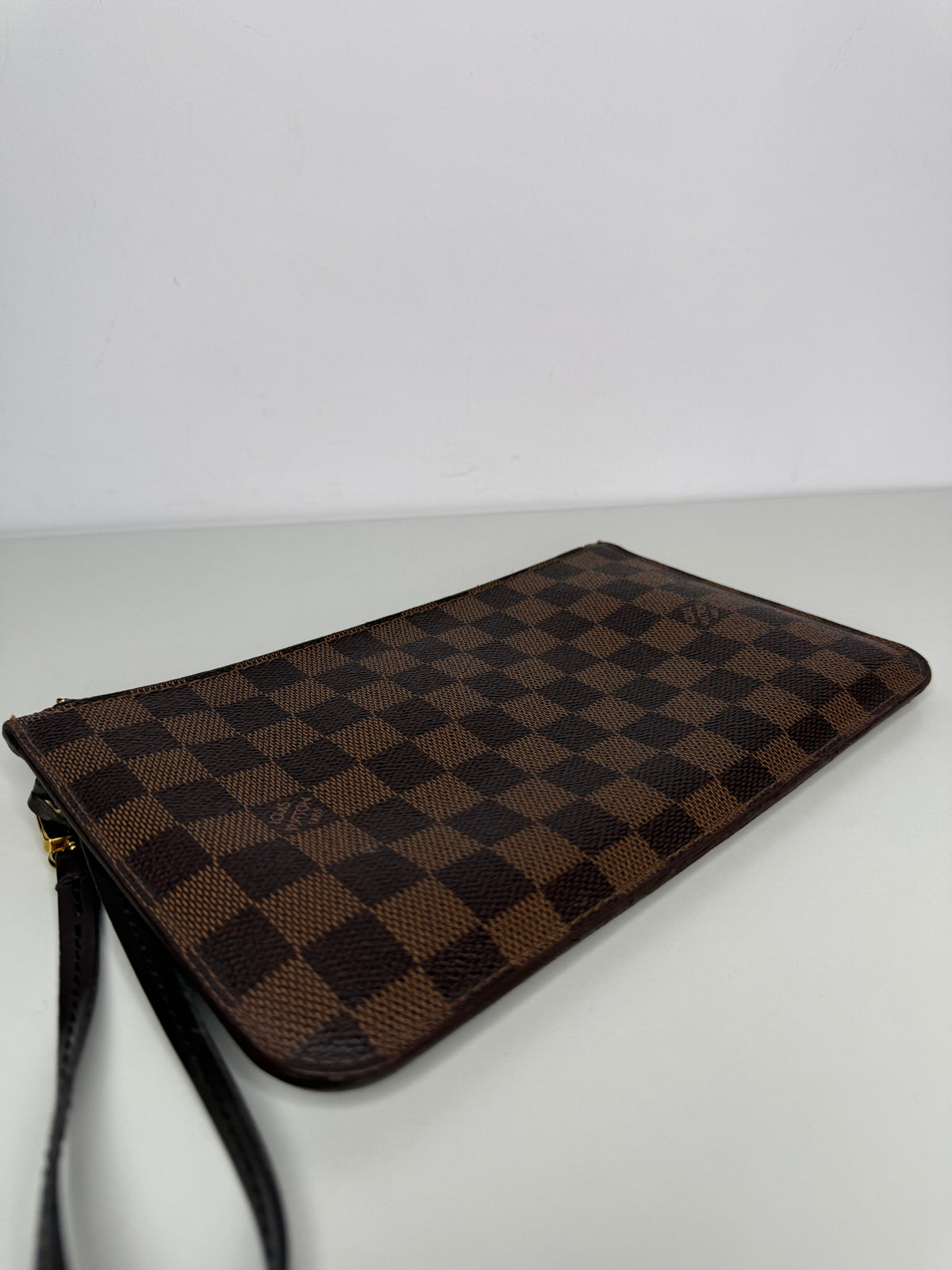 Louis Vuitton Neverfull Pochette Damier Ebene Canvas