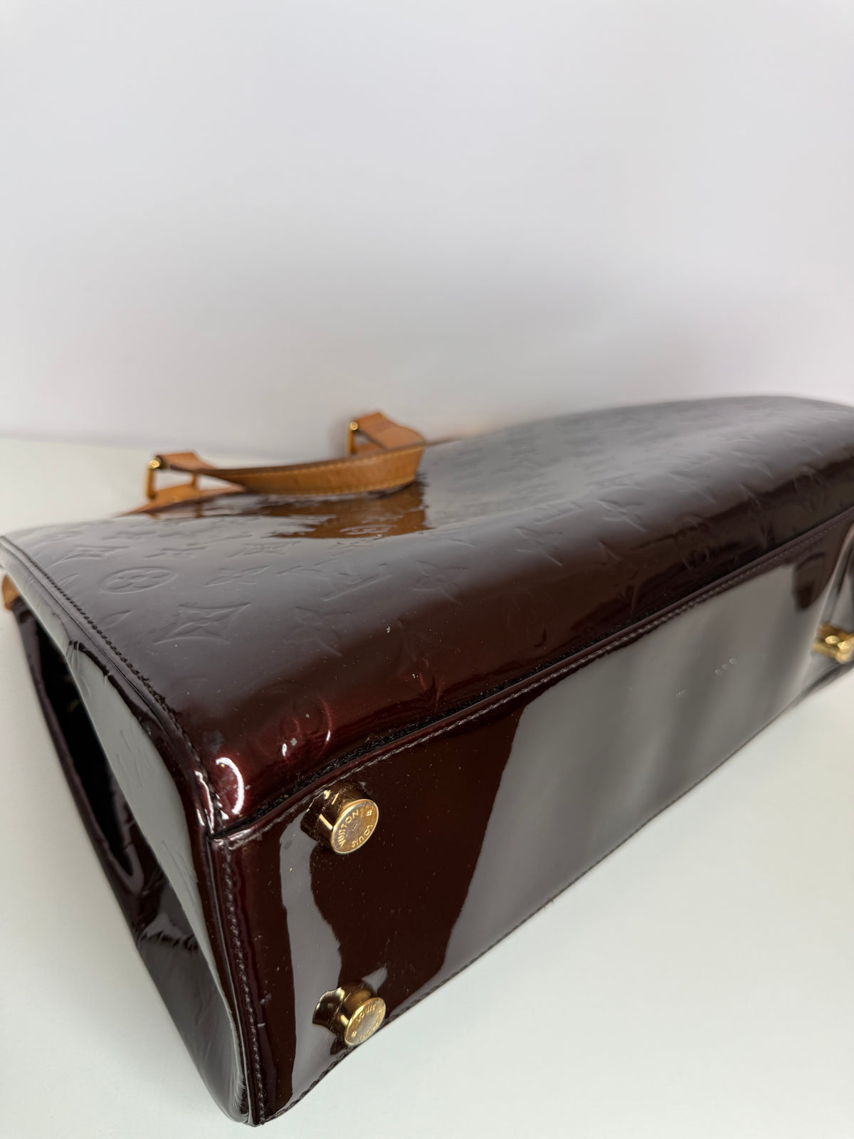 Louis Vuitton Amarante Monogram Vernis Brea GM Bag